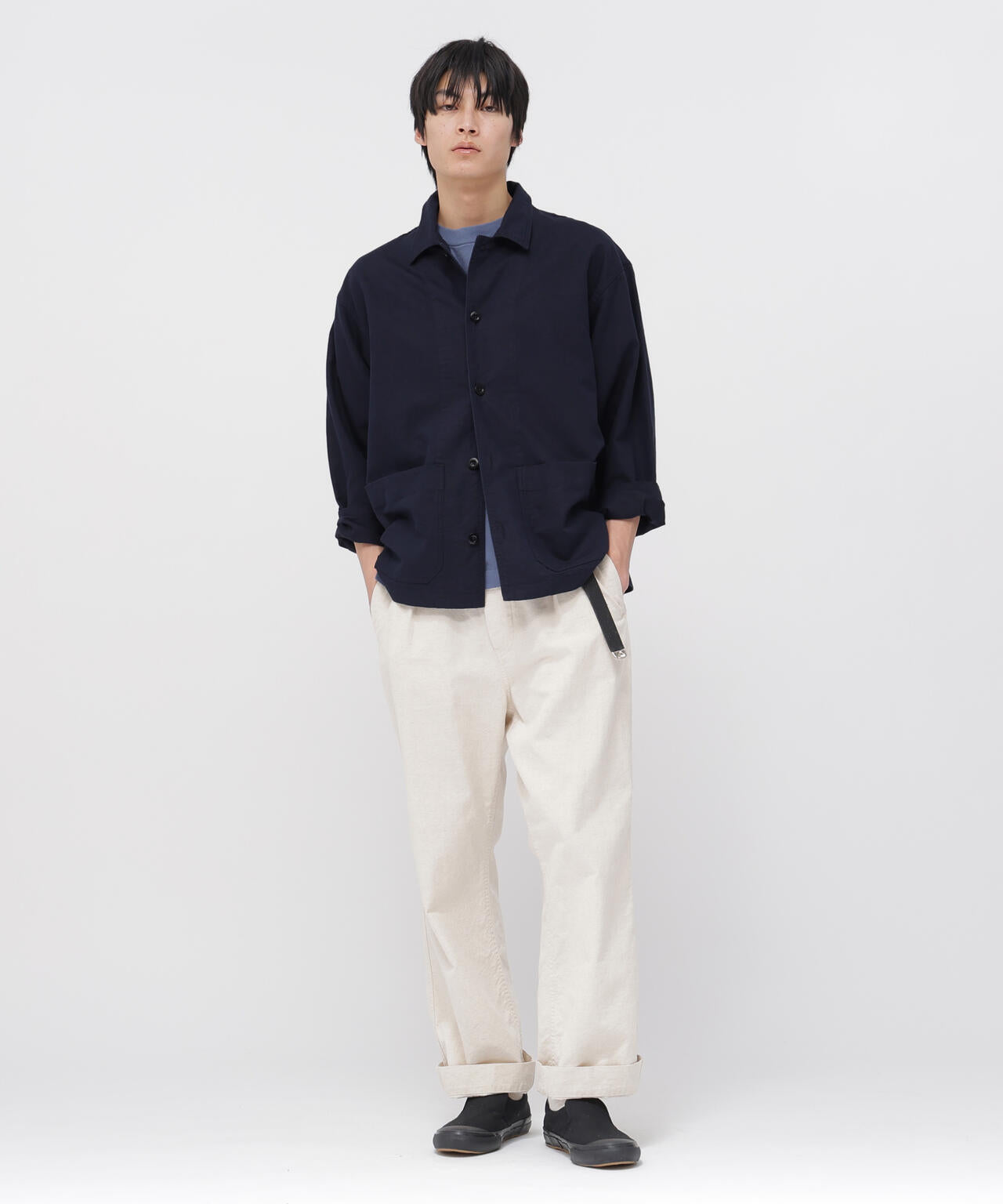 COTTON HEMP OXFORD SHIRT