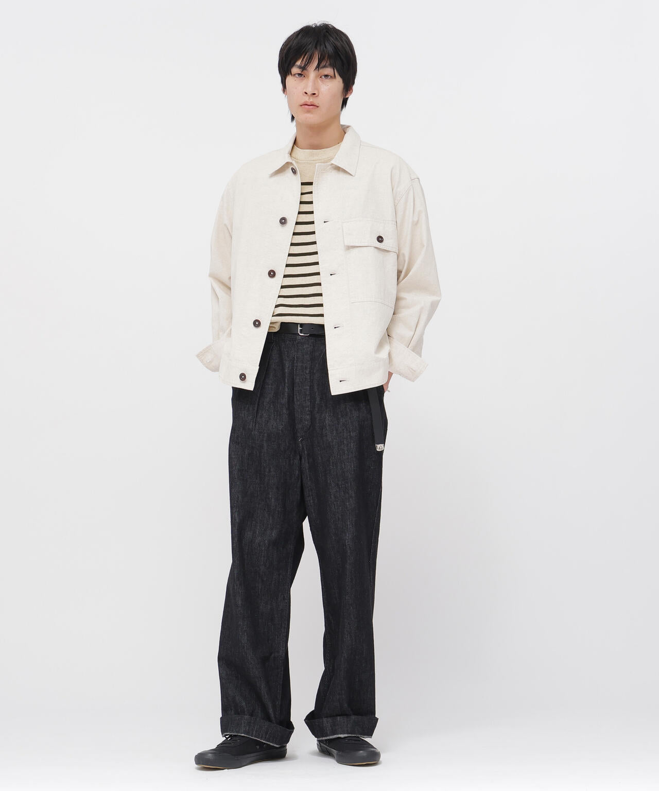 BELGIAN LINEN COTTON JERSEY TOP