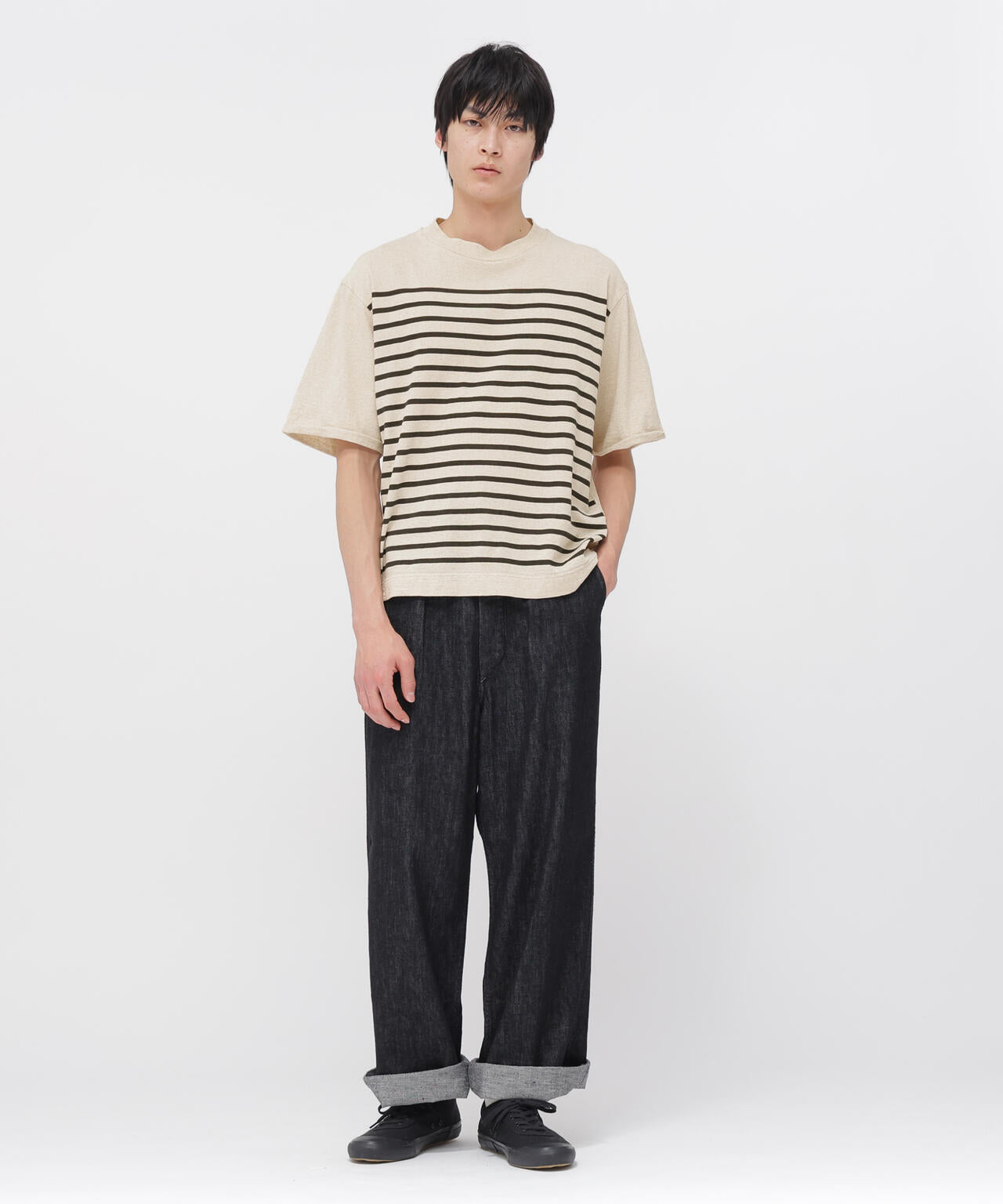 BELGIAN LINEN COTTON JERSEY TOP