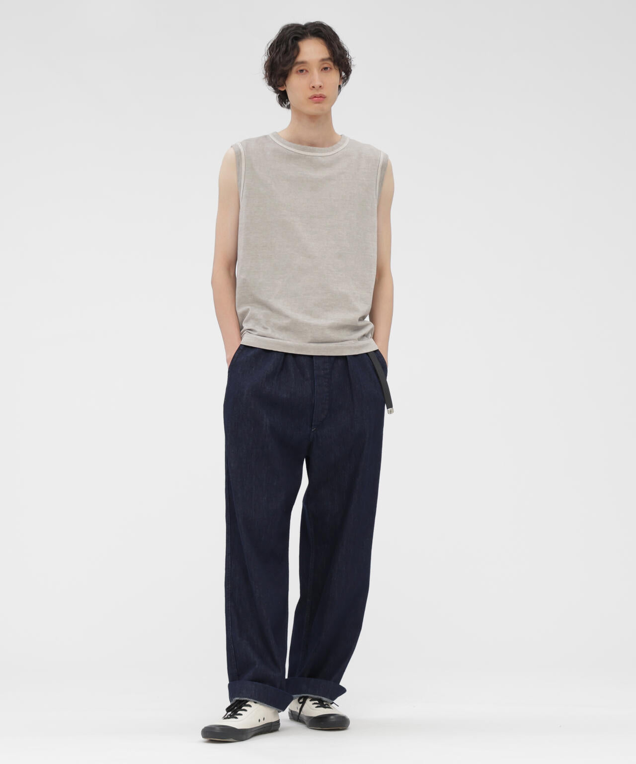 GARMENT DYE BASIC JERSEY TOP