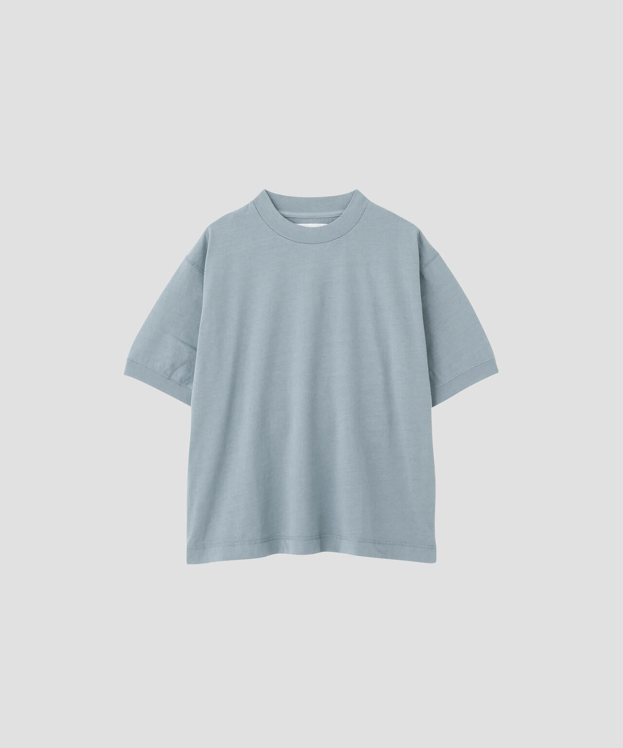 GARMENT DYED TOUGH COTTON LINEN JERSEY TOP