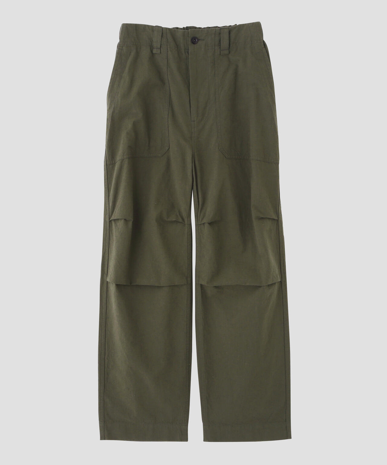 COTTON LINEN TINY RIPSTOP TROUSERS