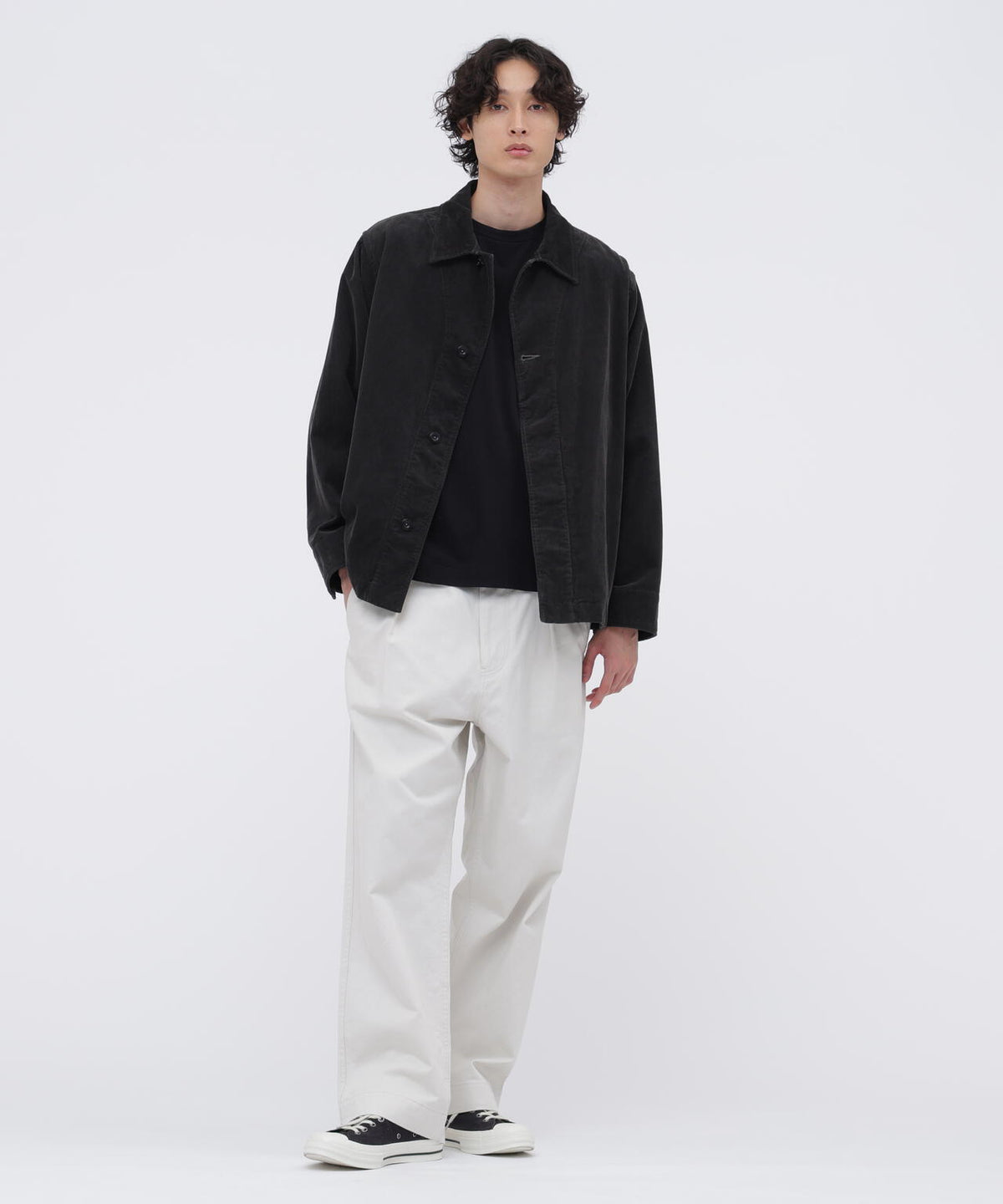 ORGANIC COTTON CHINO TWILL TROUSERS