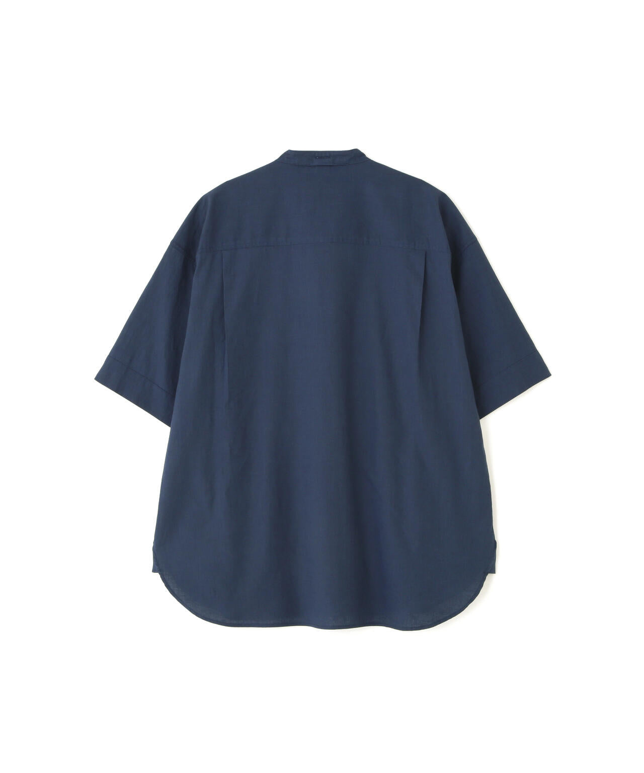 SURFACE DYED COTTON LINEN SHIRT