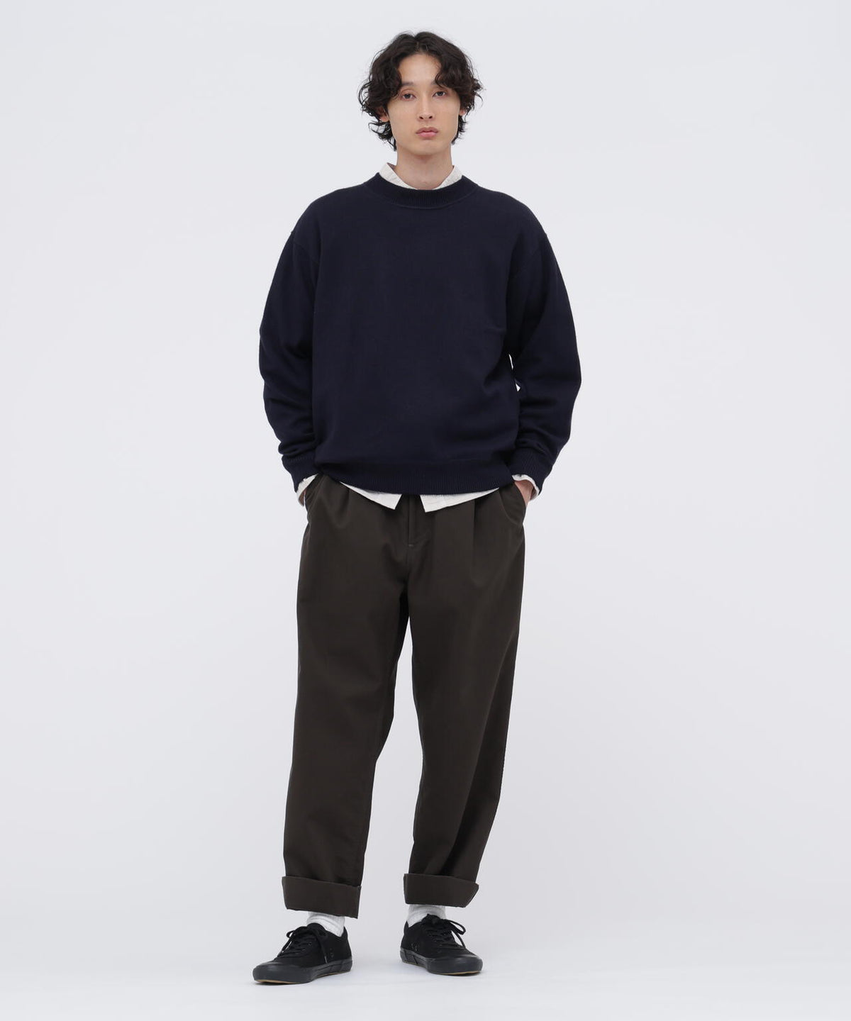FELTED ROUGH WOOL KNITWEAR