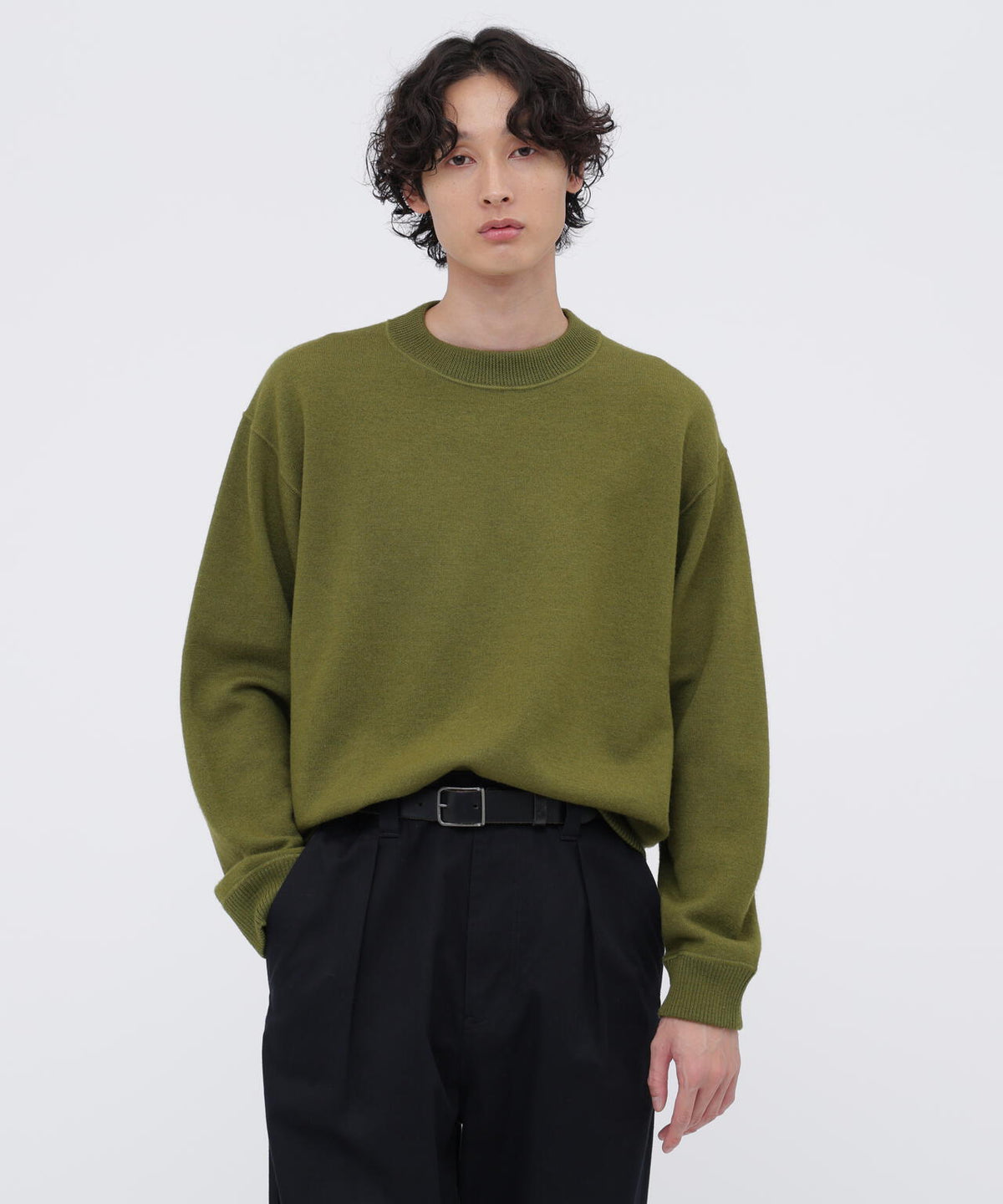 FELTED ROUGH WOOL KNITWEAR