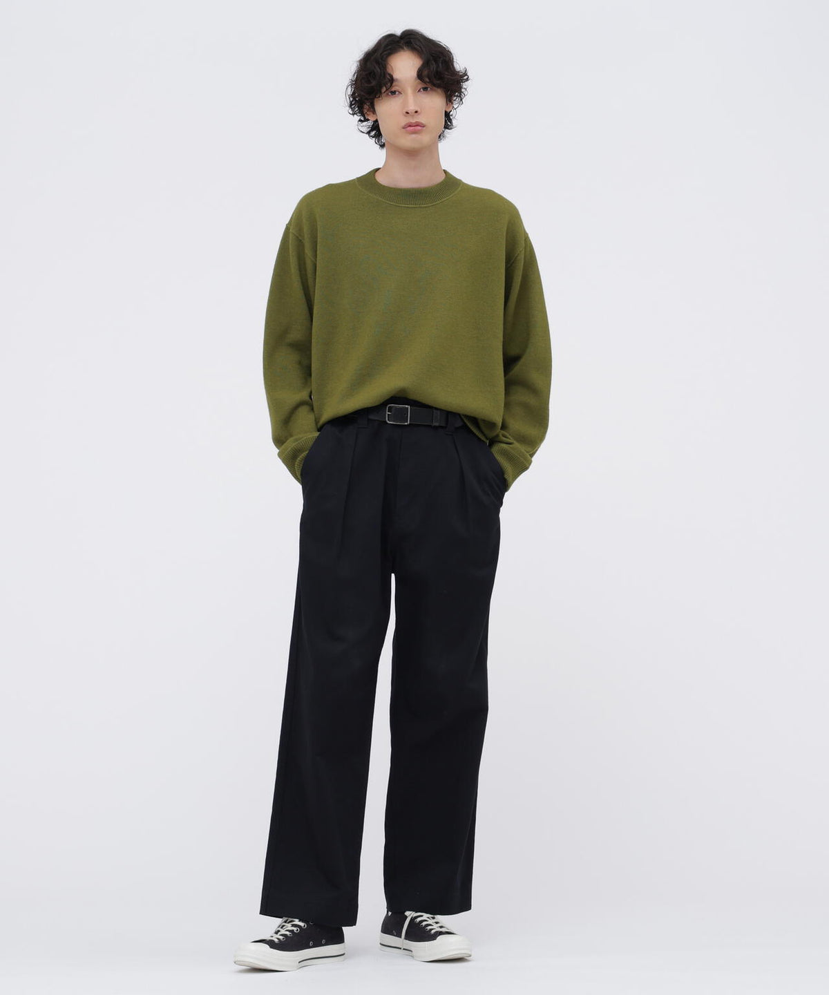 FELTED ROUGH WOOL KNITWEAR