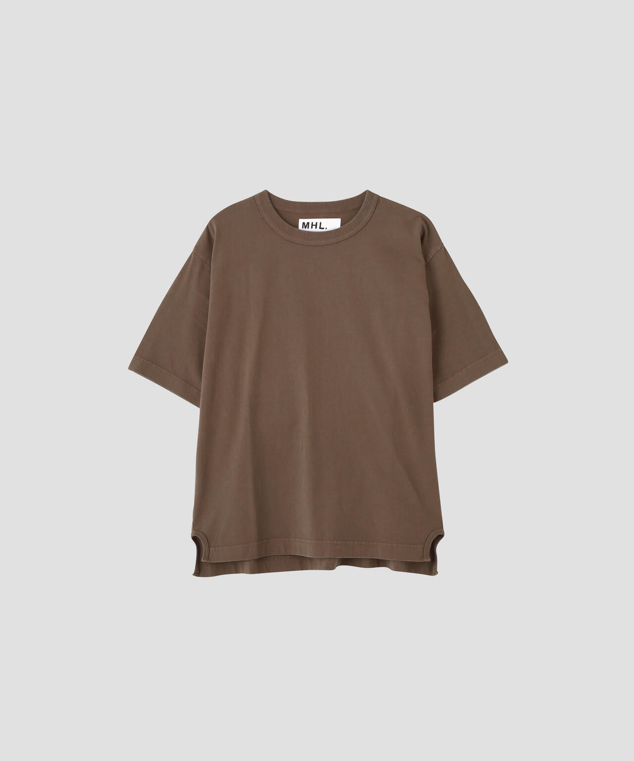 FADED ROUGH COTTON JERSEY TOP
