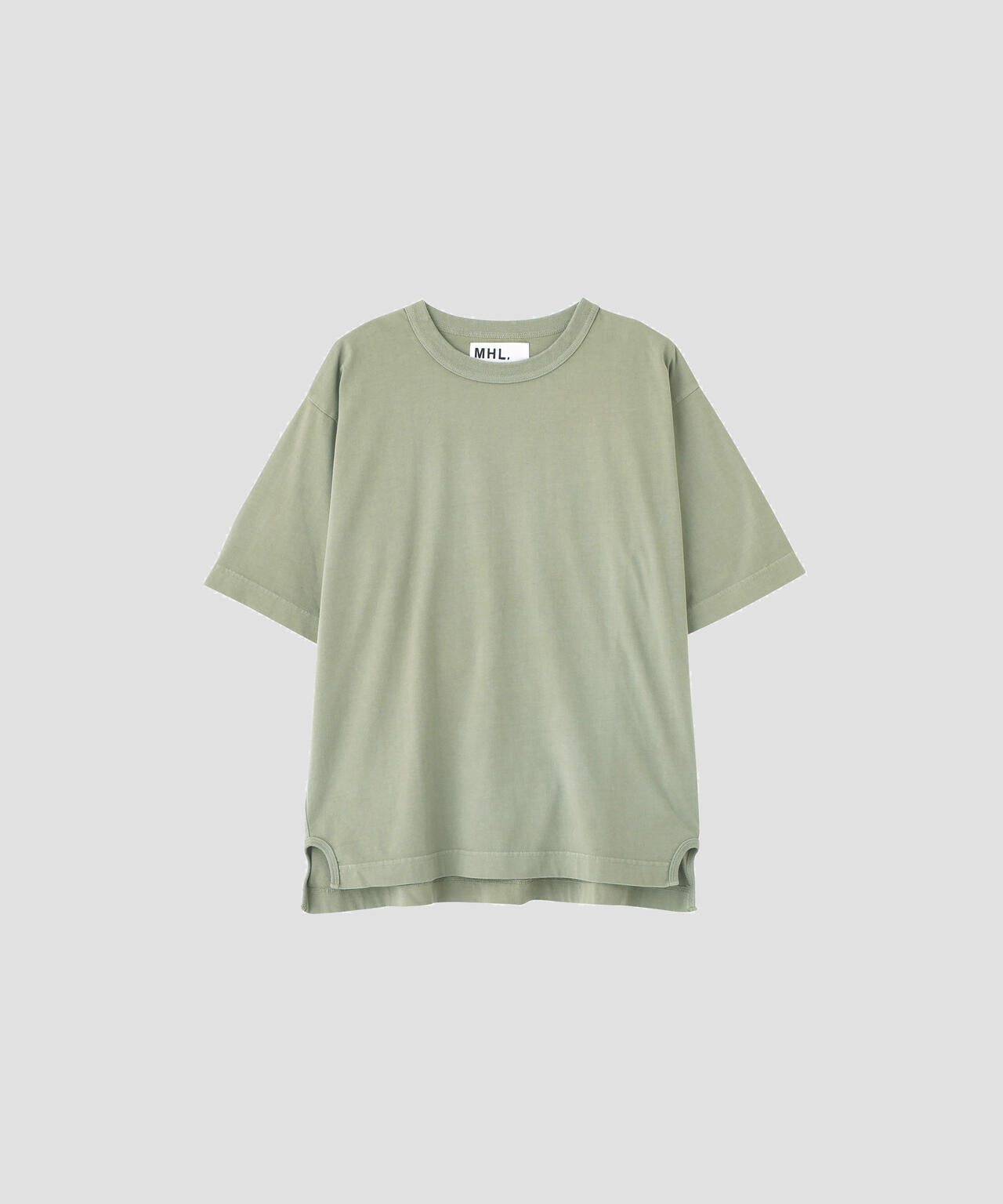FADED ROUGH COTTON JERSEY TOP