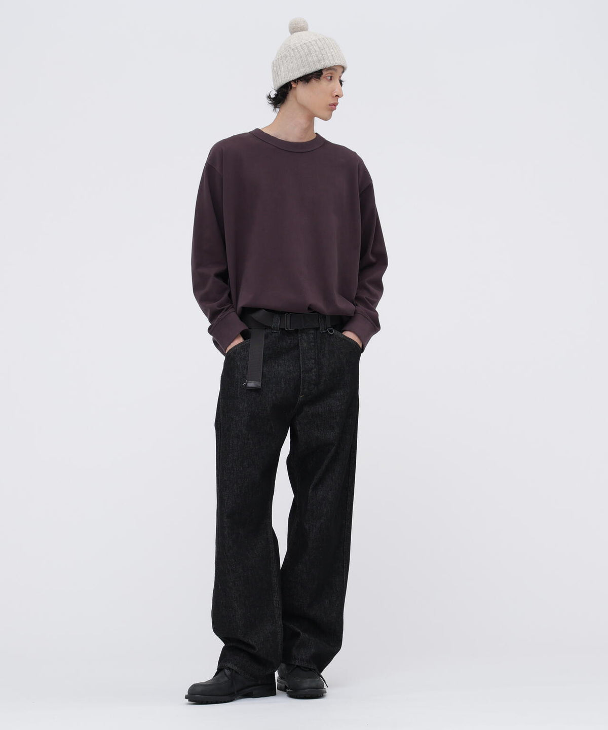 GARMENT DYED DENSE JERSEY TOP