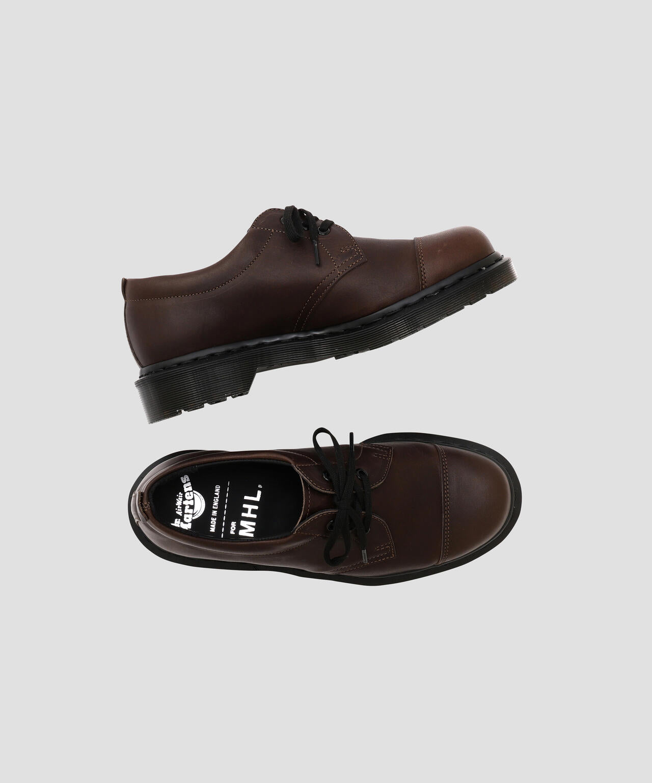 MEN DR. MARTENS FOR MHL. GRAINED OILED LEATHER