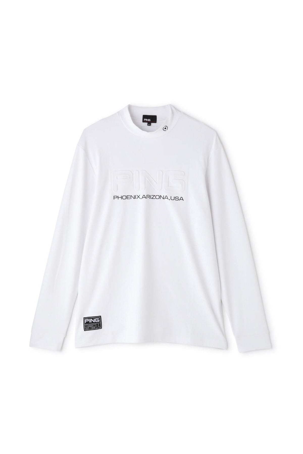 【PING APPAREL】ベアスムース長袖ハイネックカットソー ＜GOLD＞ (MENS)