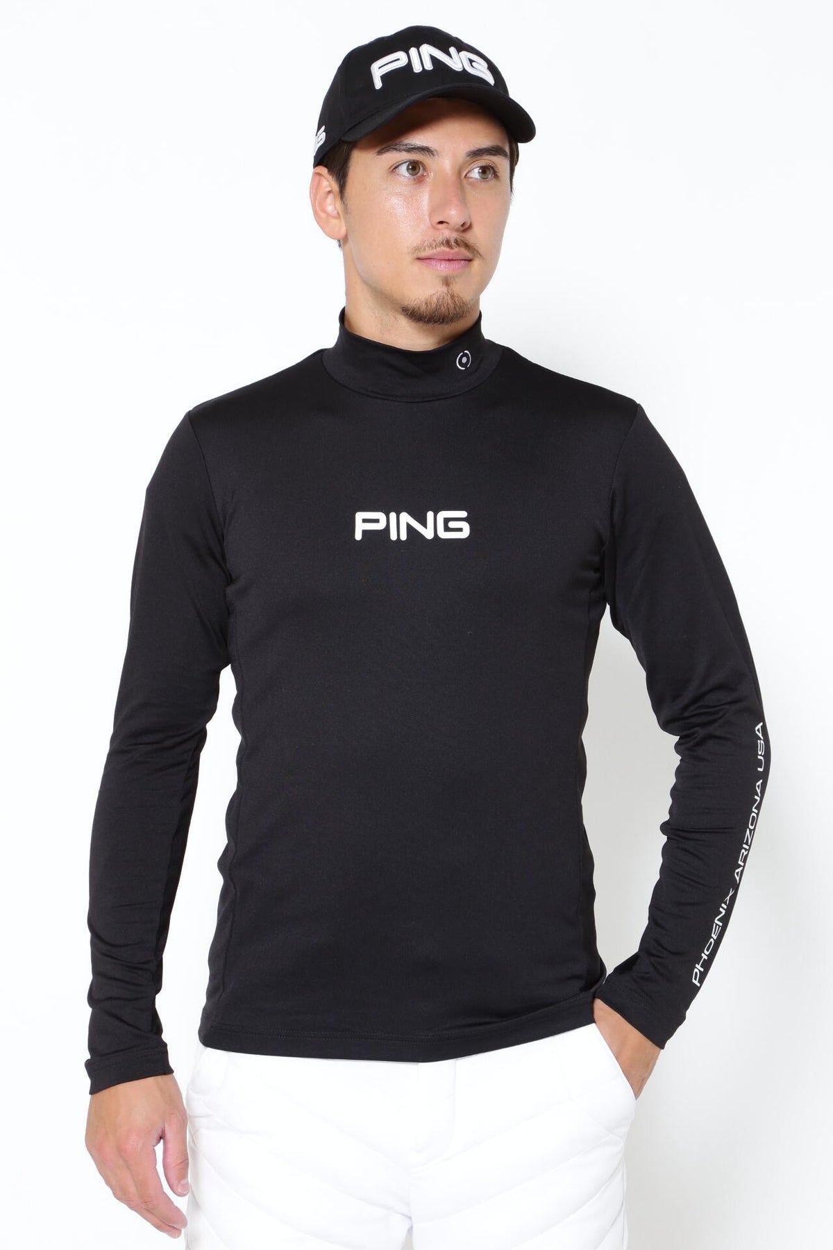 【PING APPAREL】UV長袖ハイネックカットソー ＜PERFORMANCE＞ (MENS)
