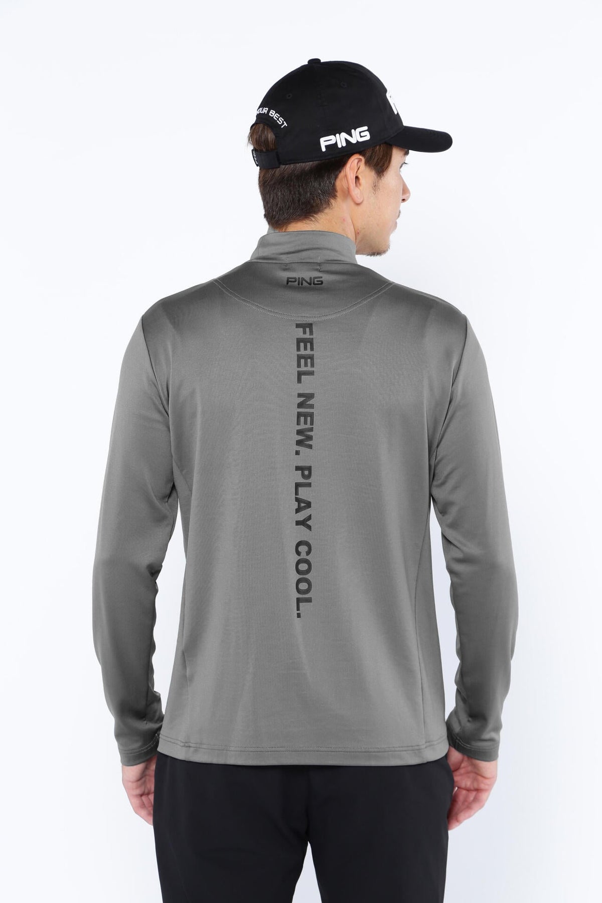 【PING APPAREL】UV長袖ハイネックカットソー ＜PERFORMANCE＞ (MENS)