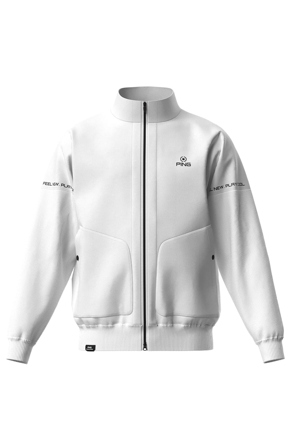 ［PING APPAREL］ストレッチ布帛/トリコット フルジップブルゾン ＜PERFORMANCE＞ (MENS)