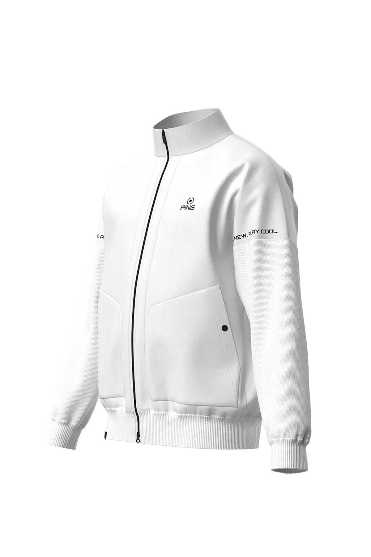 ［PING APPAREL］ストレッチ布帛/トリコット フルジップブルゾン ＜PERFORMANCE＞ (MENS)