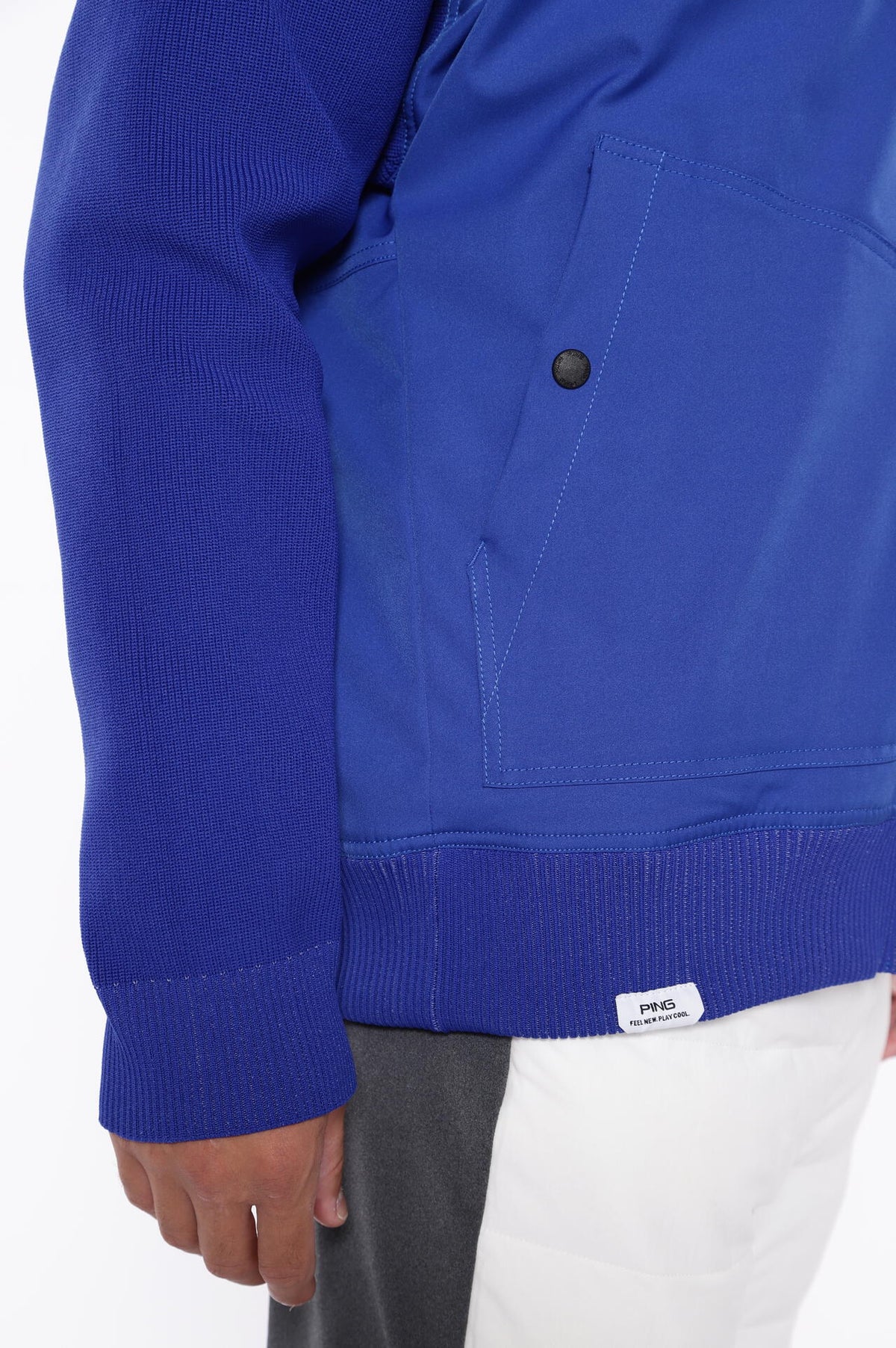 ［PING APPAREL］ストレッチ布帛/トリコット フルジップブルゾン ＜PERFORMANCE＞ (MENS)
