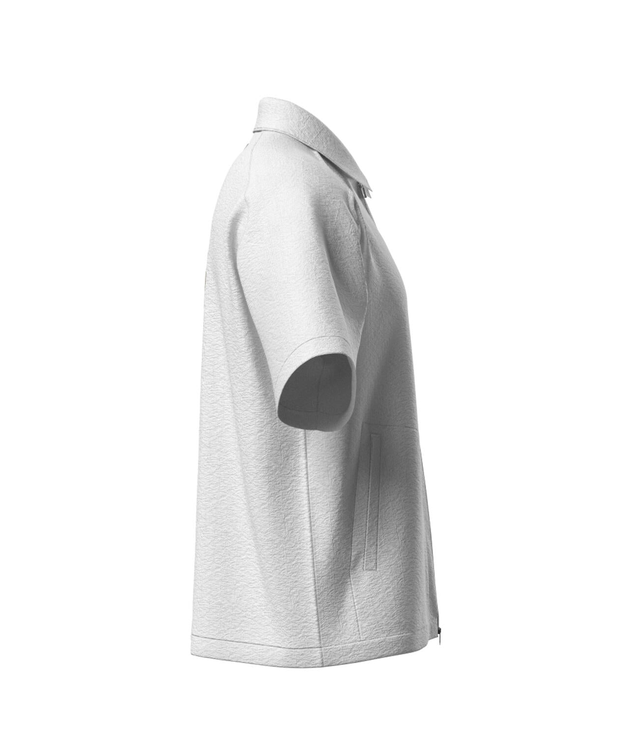 【PING APPAREL】全方向ストレッチサッカー半袖フルジップシャツ ＜NATIVE＞ (MENS)