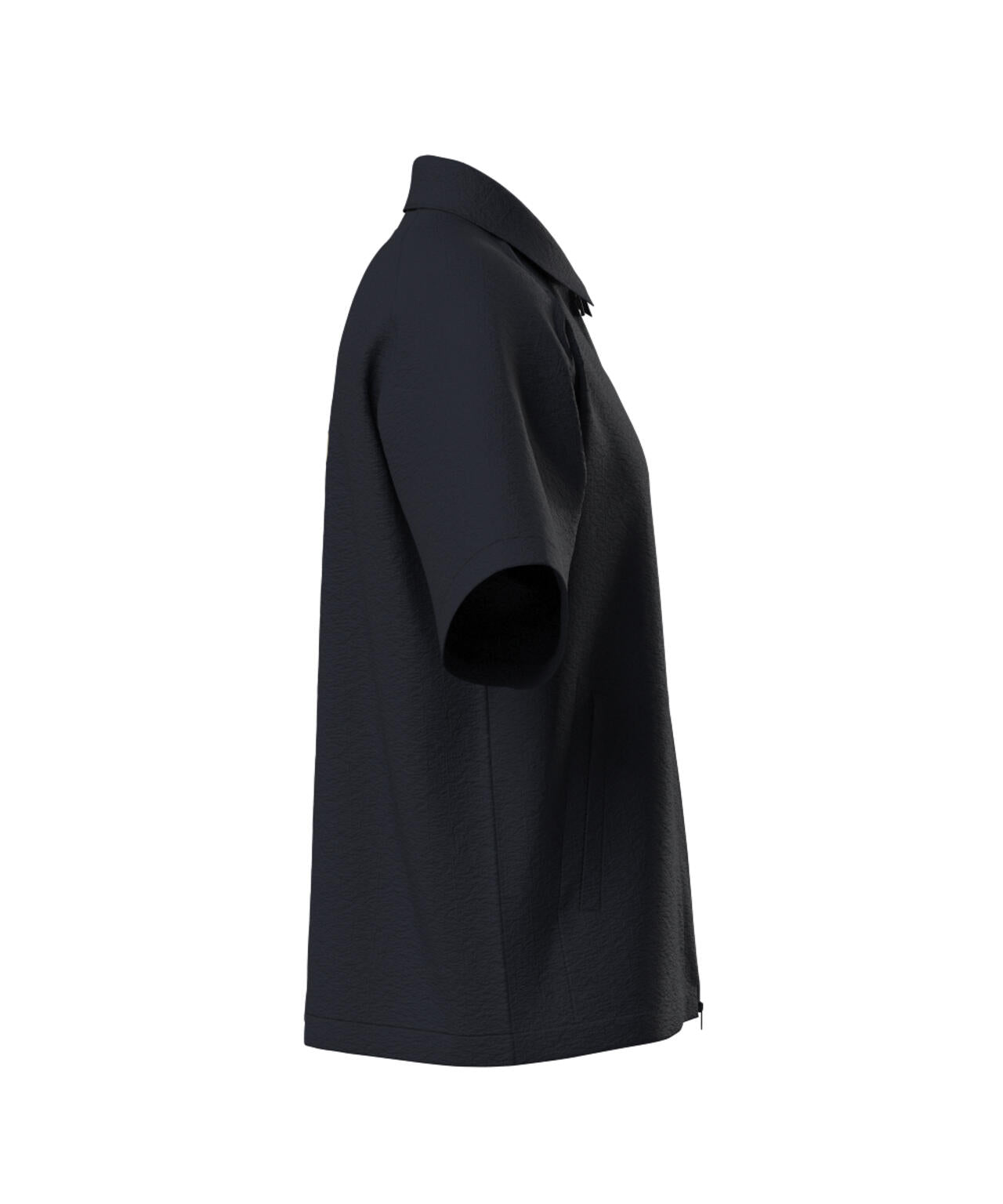 【PING APPAREL】全方向ストレッチサッカー半袖フルジップシャツ ＜NATIVE＞ (MENS)