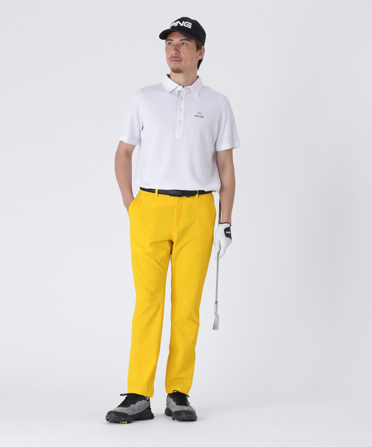 【PING APPAREL】全方向ストレッチサッカーテーパードパンツ ＜NATIVE＞ (MENS)