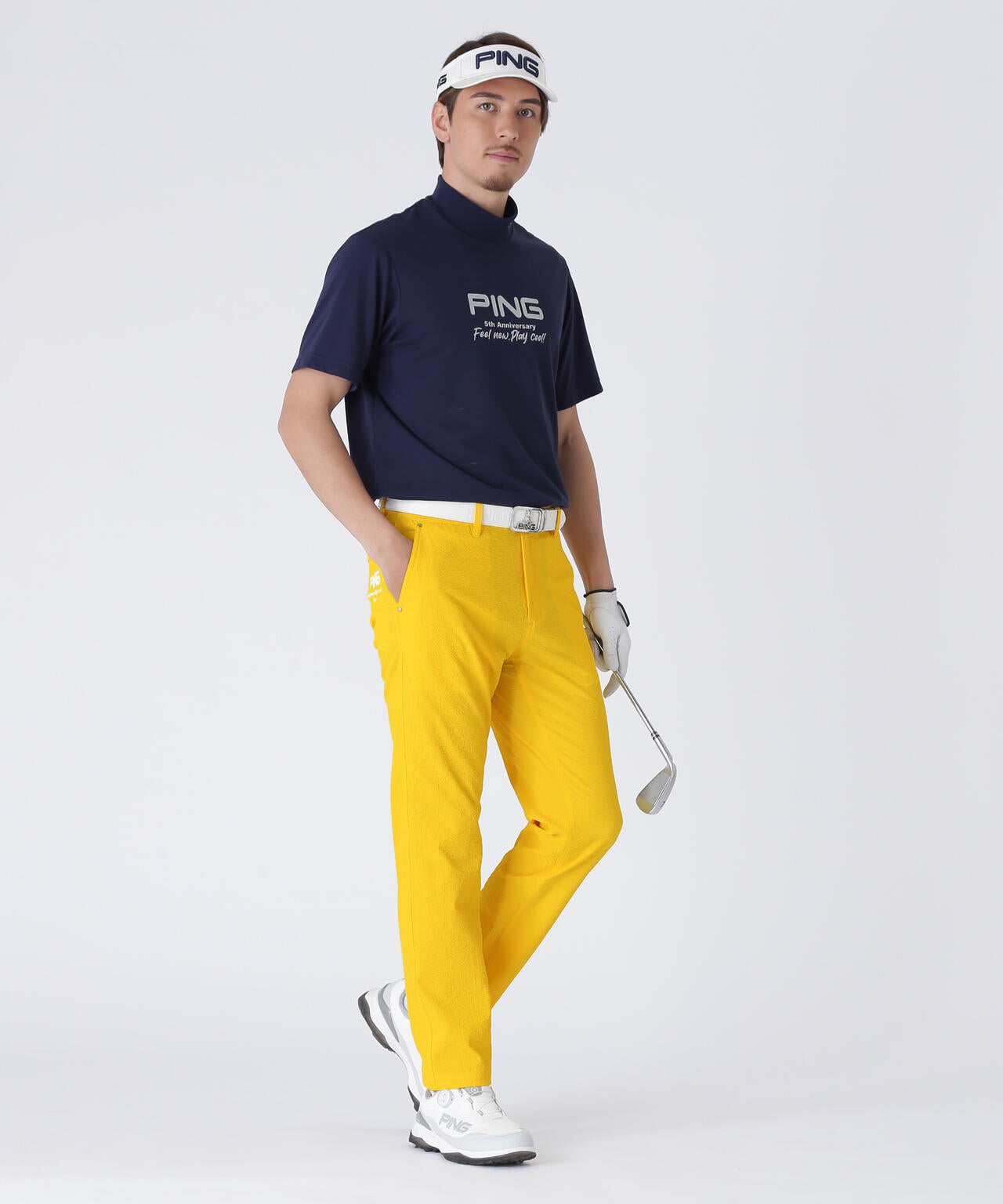 【PING APPAREL】全方向ストレッチサッカーテーパードパンツ ＜NATIVE＞ (MENS)