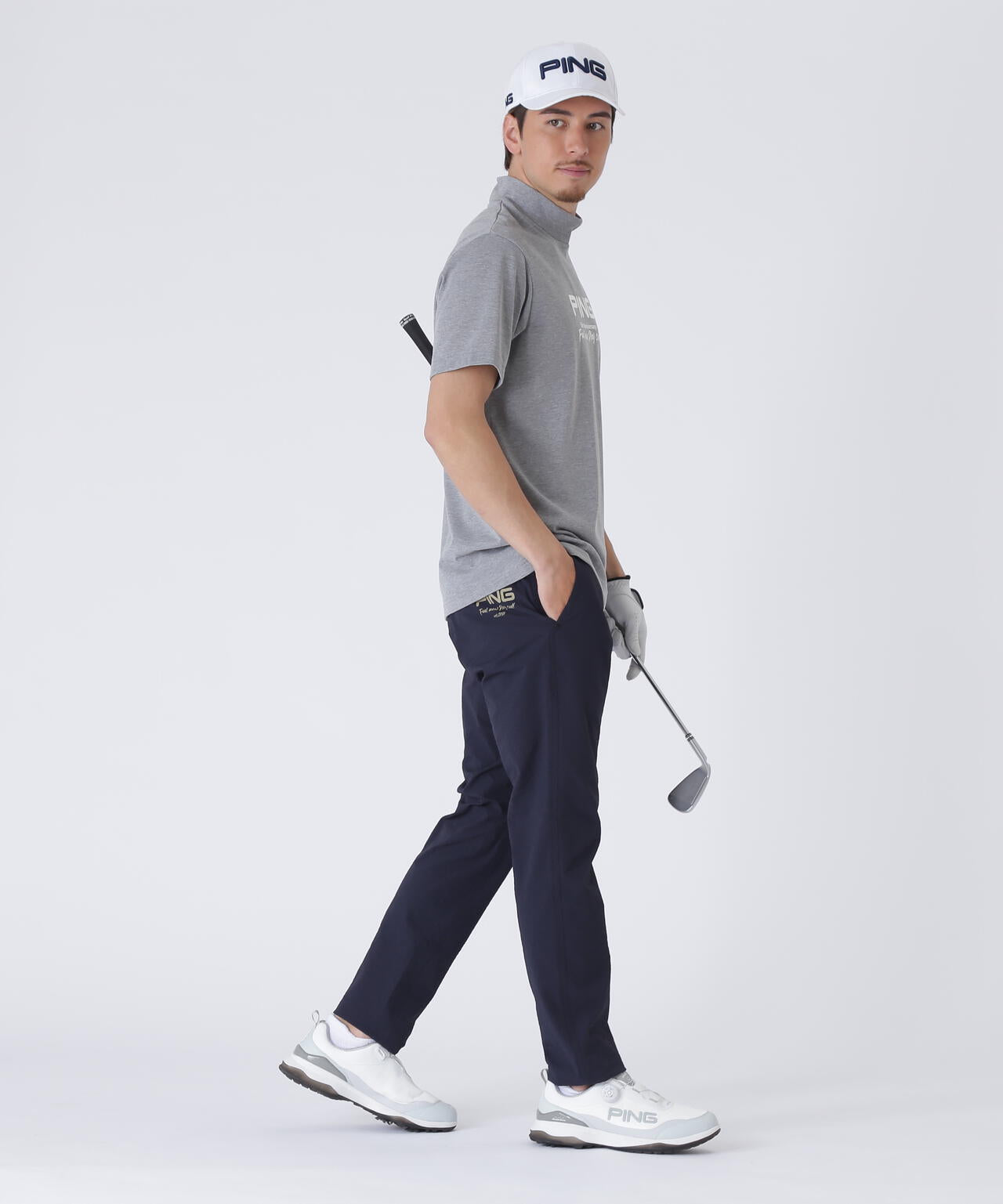 【PING APPAREL】全方向ストレッチサッカーテーパードパンツ ＜NATIVE＞ (MENS)