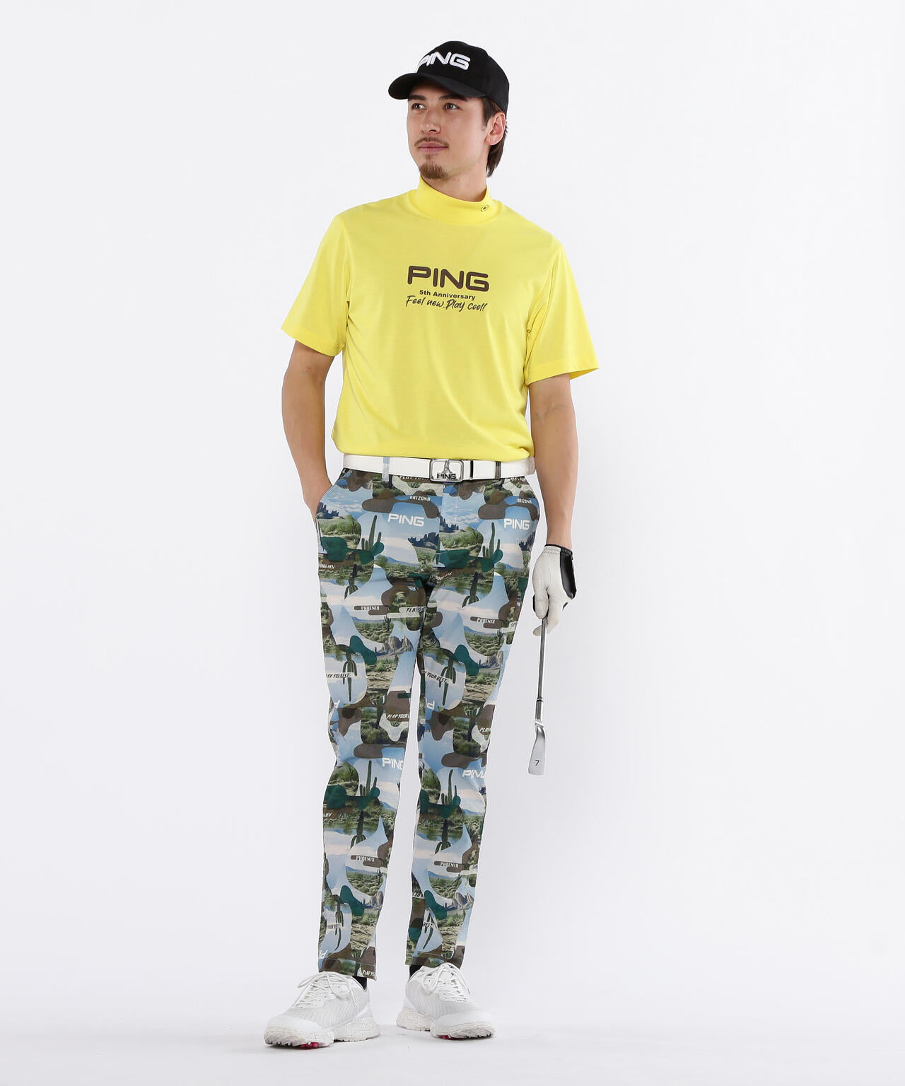 【PING APPAREL】全方向ストレッチサッカーテーパードパンツ ＜NATIVE＞ (MENS)