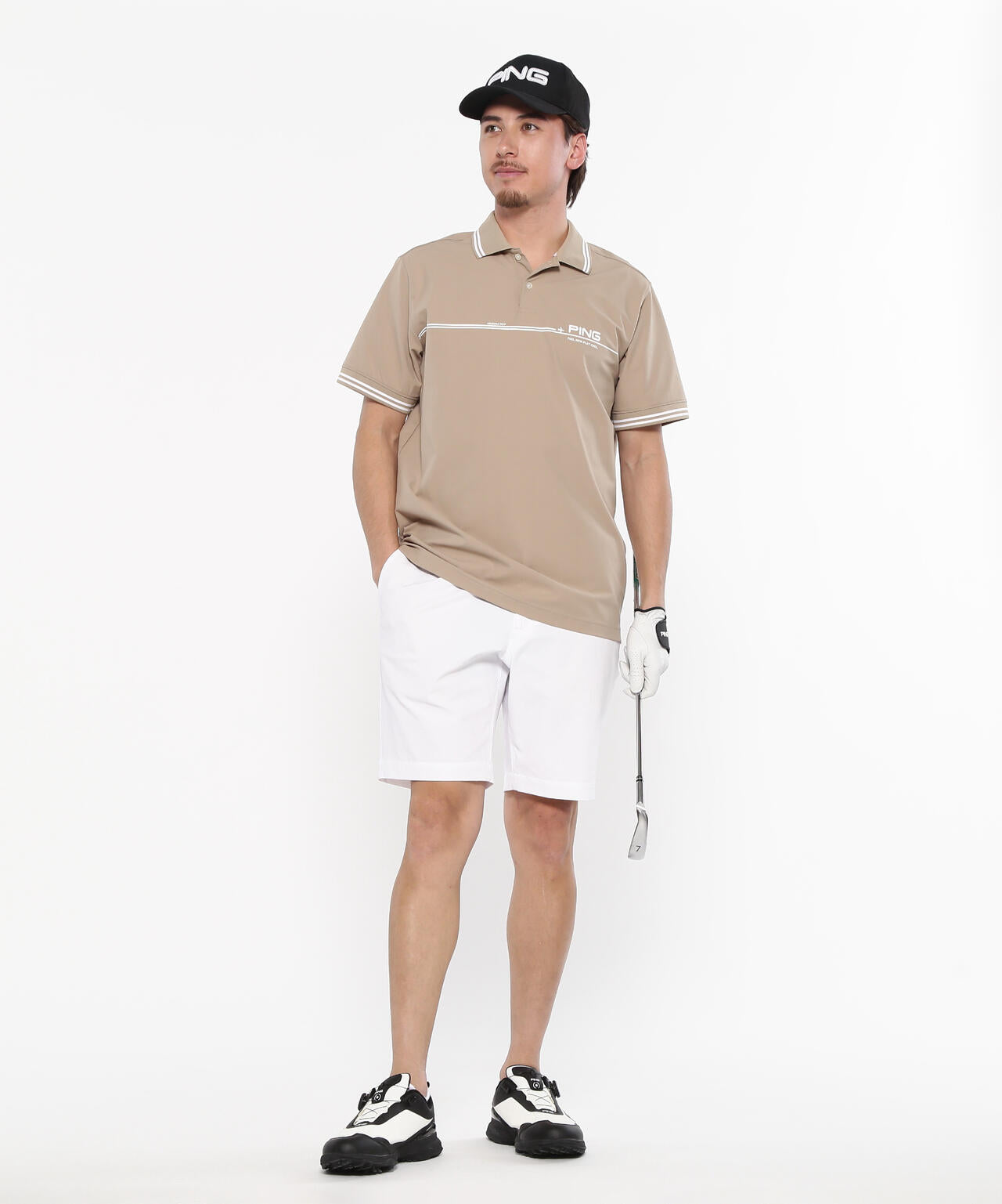 【PING APPAREL】サライテック二重織ショートパンツ ＜NATIVE＞ (MENS)