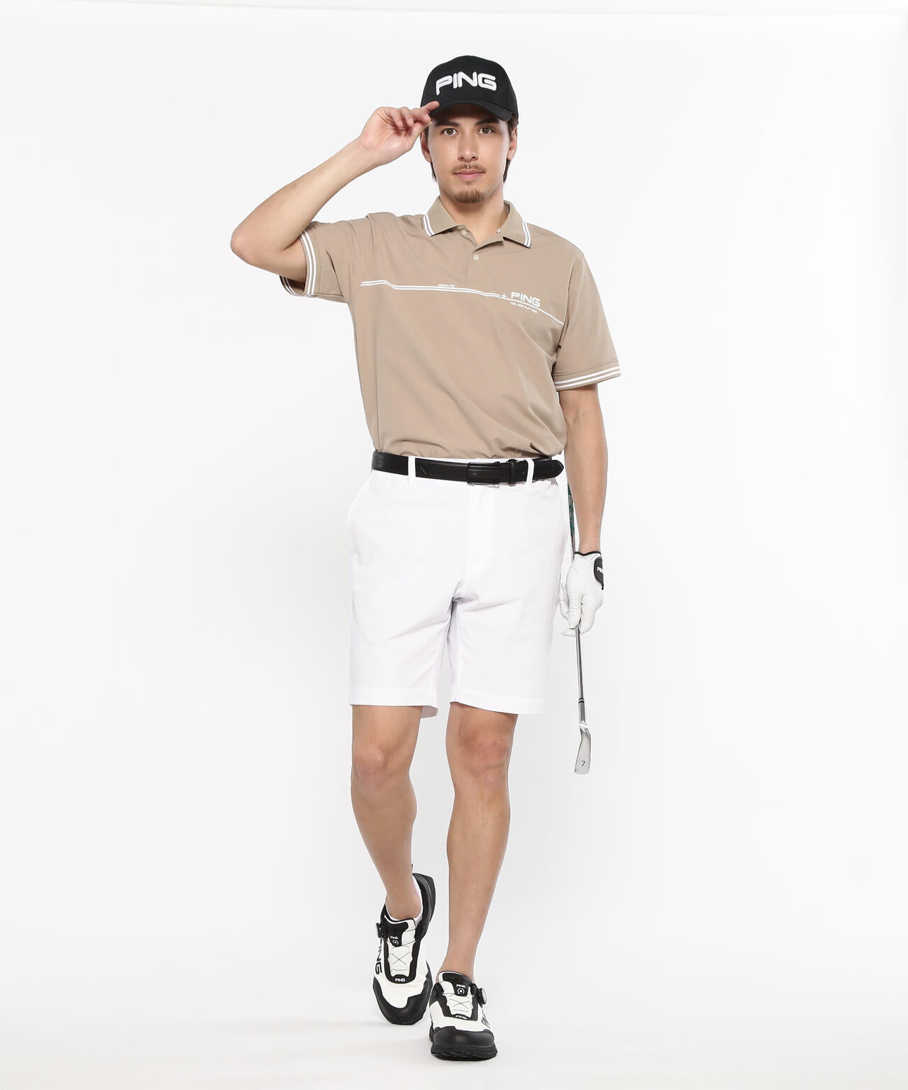 【PING APPAREL】サライテック二重織ショートパンツ ＜NATIVE＞ (MENS)
