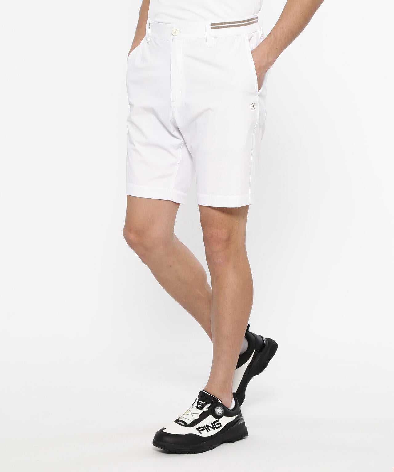 【PING APPAREL】サライテック二重織ショートパンツ ＜NATIVE＞ (MENS)