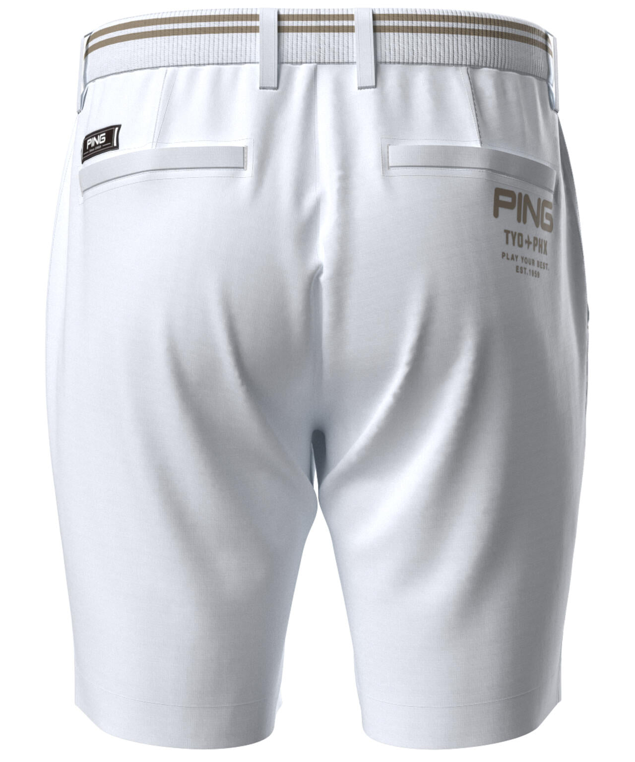 【PING APPAREL】サライテック二重織ショートパンツ ＜NATIVE＞ (MENS)