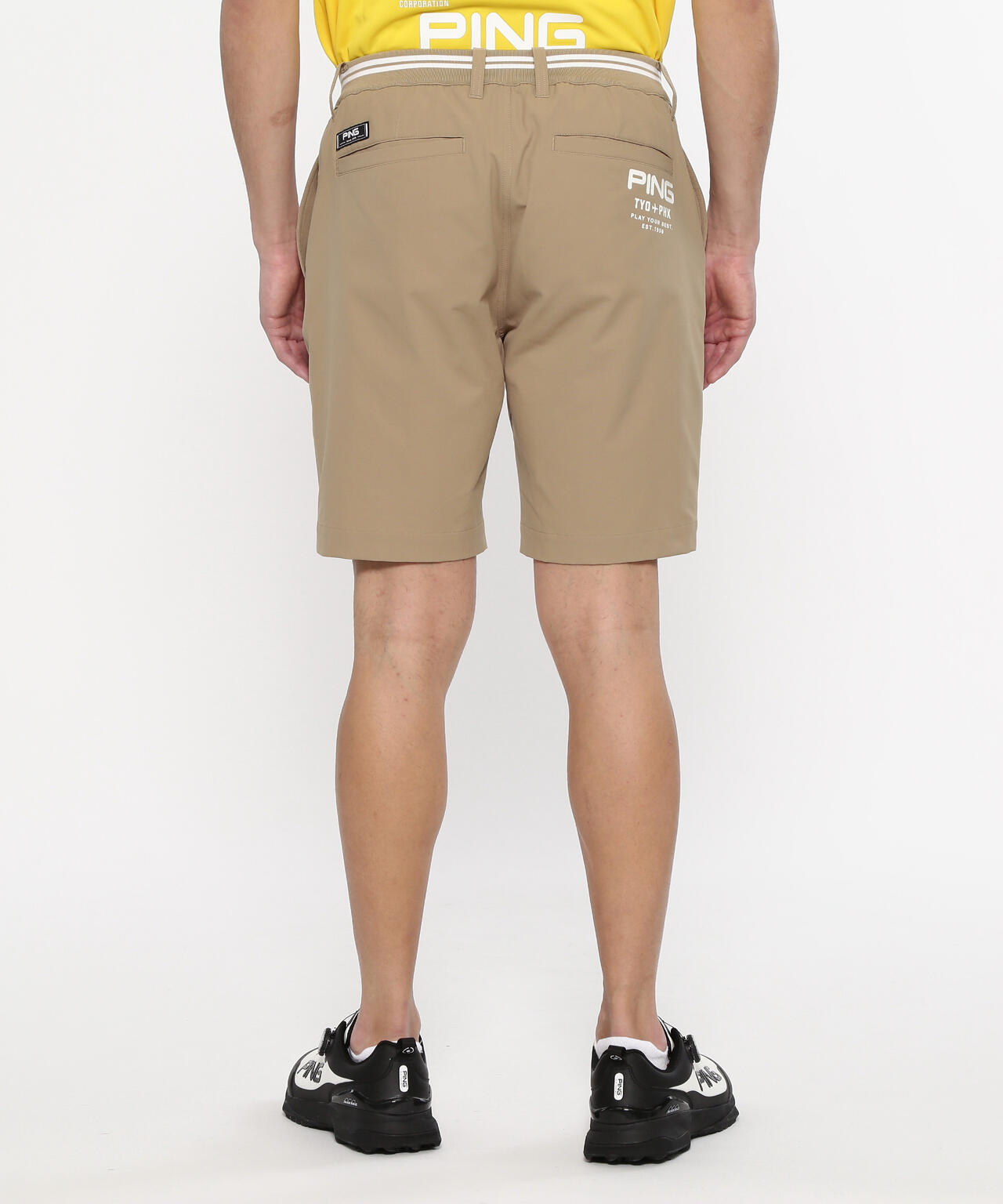 【PING APPAREL】サライテック二重織ショートパンツ ＜NATIVE＞ (MENS)