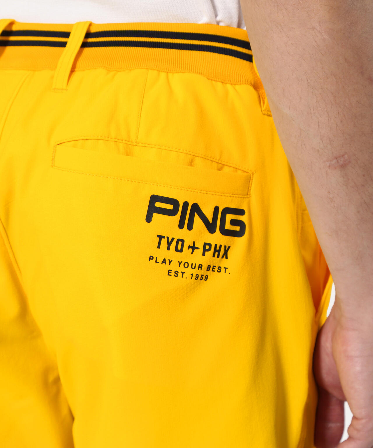 【PING APPAREL】サライテック二重織ショートパンツ ＜NATIVE＞ (MENS)