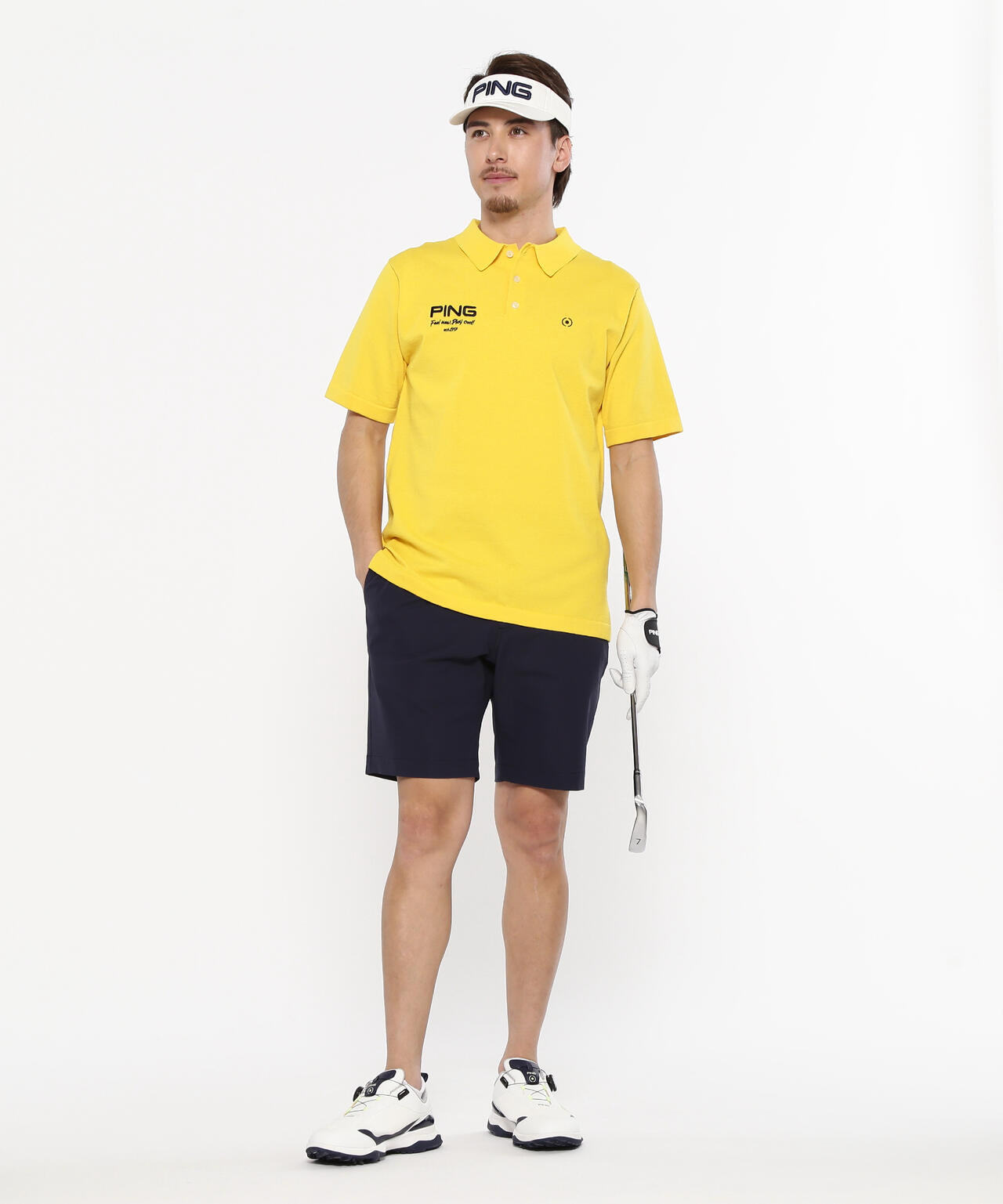 【PING APPAREL】サライテック二重織ショートパンツ ＜NATIVE＞ (MENS)