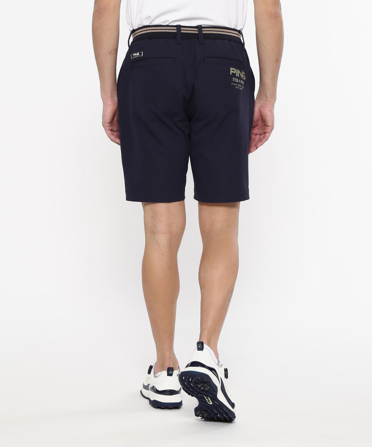 【PING APPAREL】サライテック二重織ショートパンツ ＜NATIVE＞ (MENS)