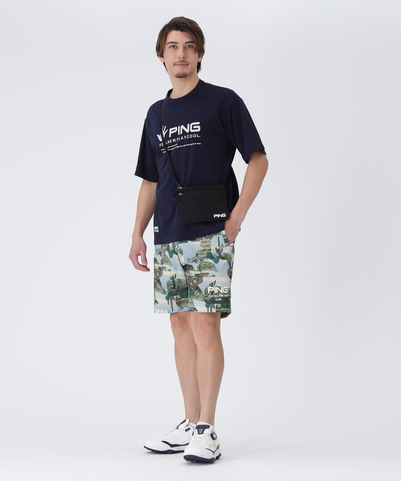 【PING APPAREL】全方向ストレッチサッカーショートパンツ ＜NATIVE＞ (MENS)