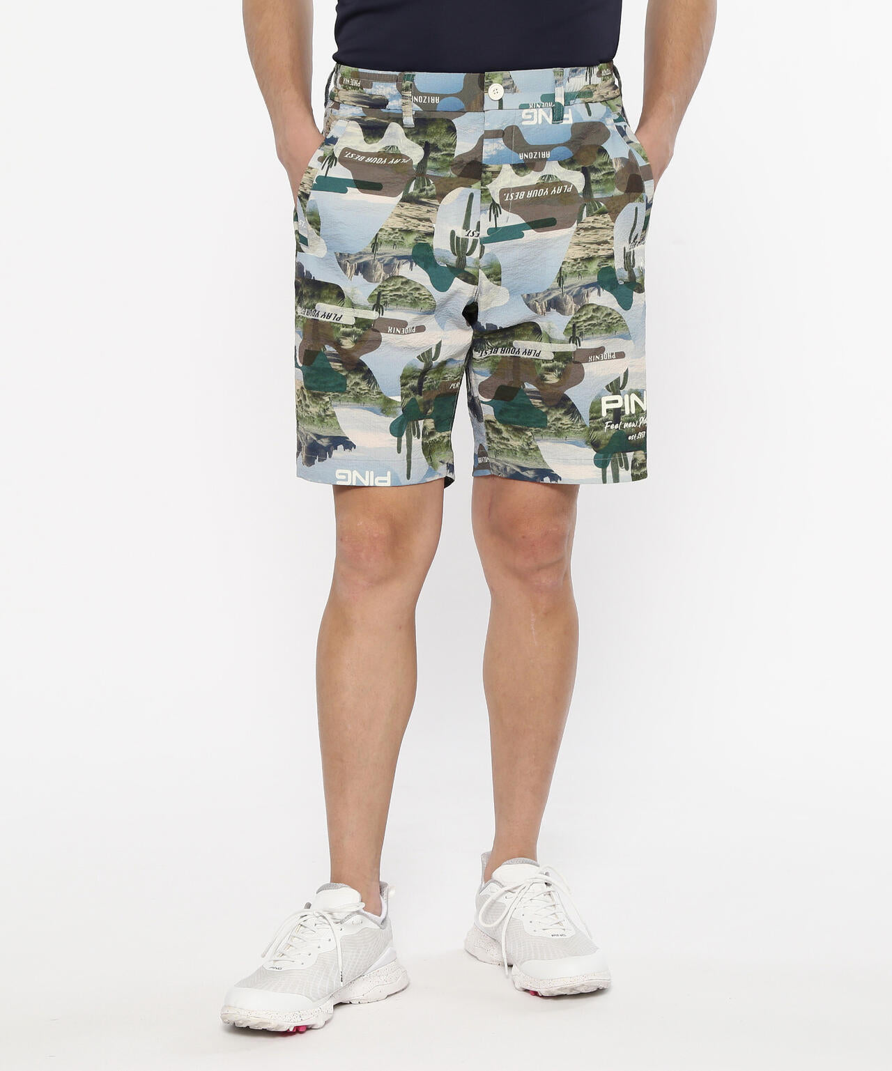 【PING APPAREL】全方向ストレッチサッカーショートパンツ ＜NATIVE＞ (MENS)