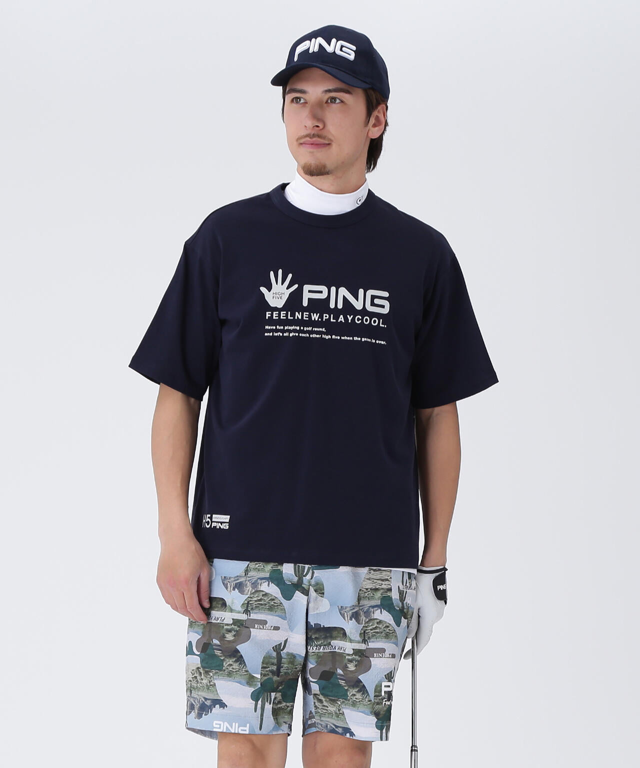 【PING APPAREL】TC天竺 半袖Ｔシャツ ＜NATIVE＞ (MENS)