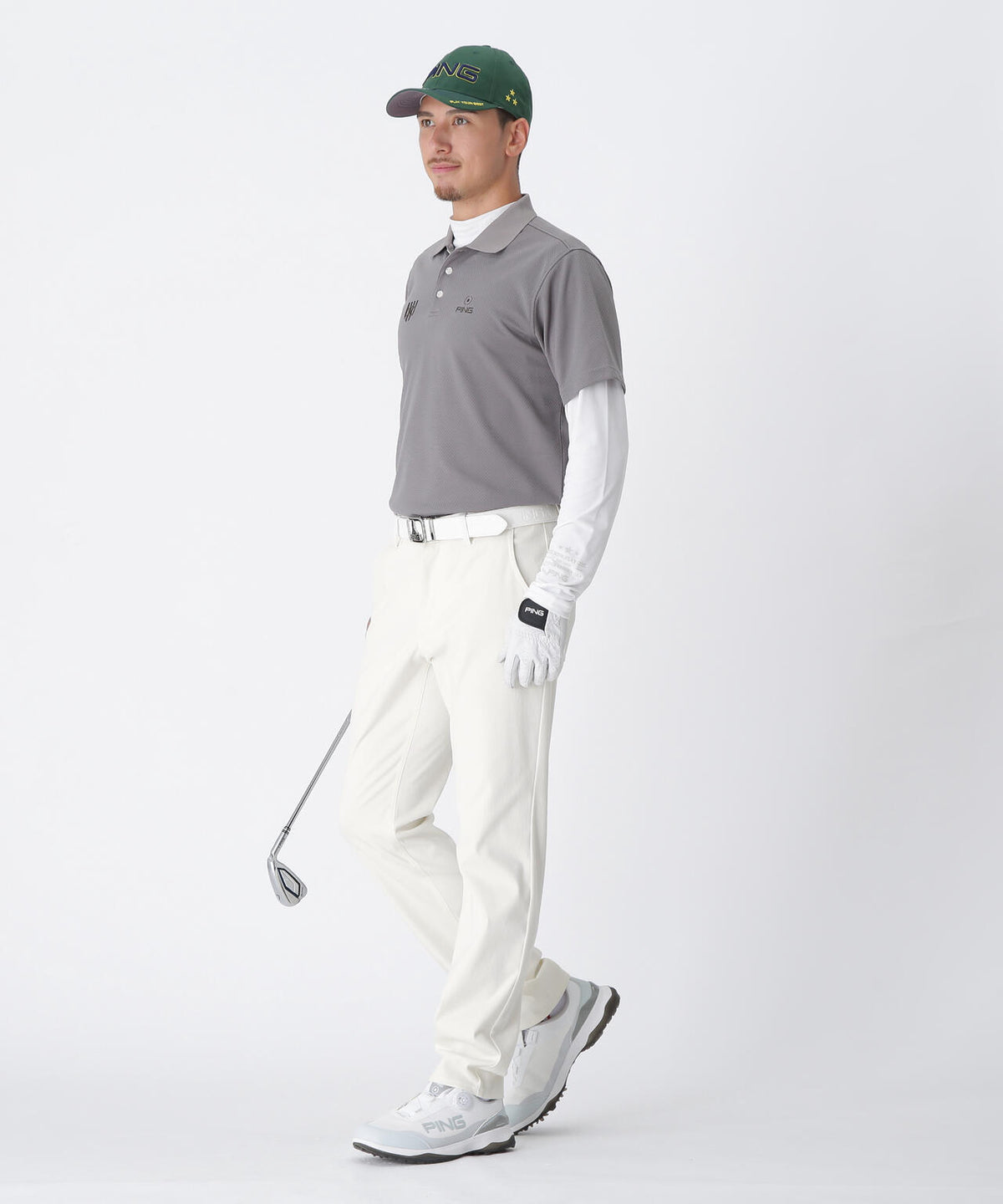 【PING APPAREL】全方向ストレッチTCツイル5ポケットストレートパンツ ＜NATIVE＞ (MENS)