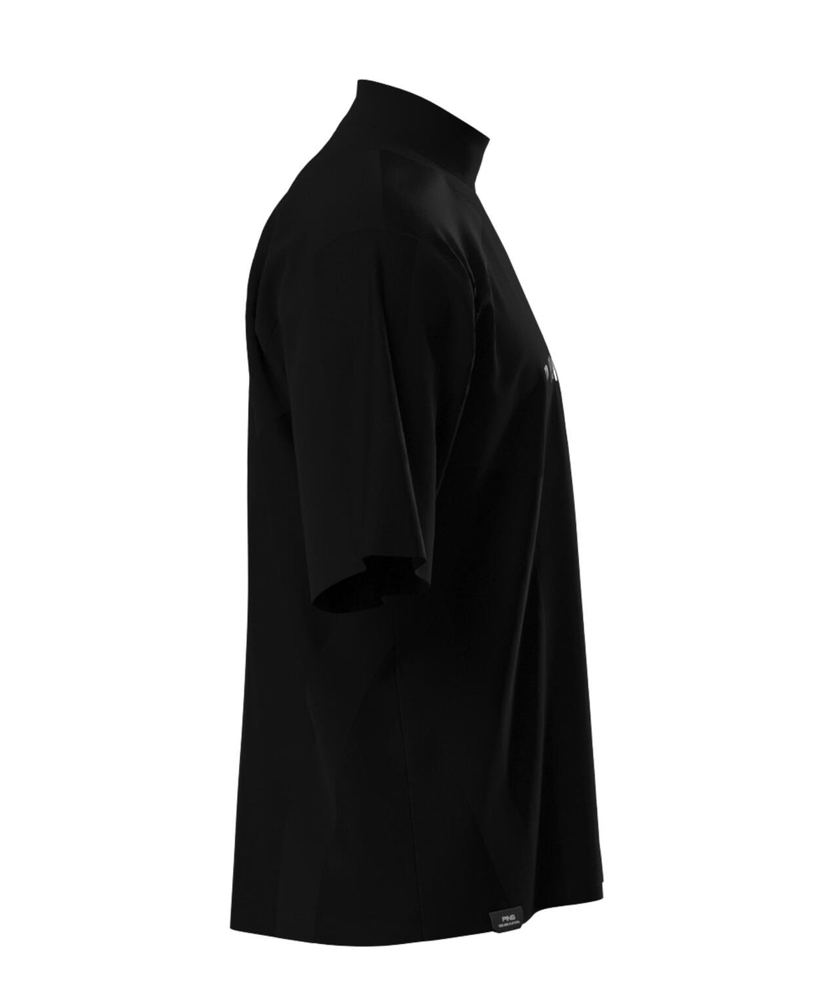 【PING APPAREL】メッシュジャカード半袖ハイネックシャツ ＜PERFORMANCE＞ (MENS)