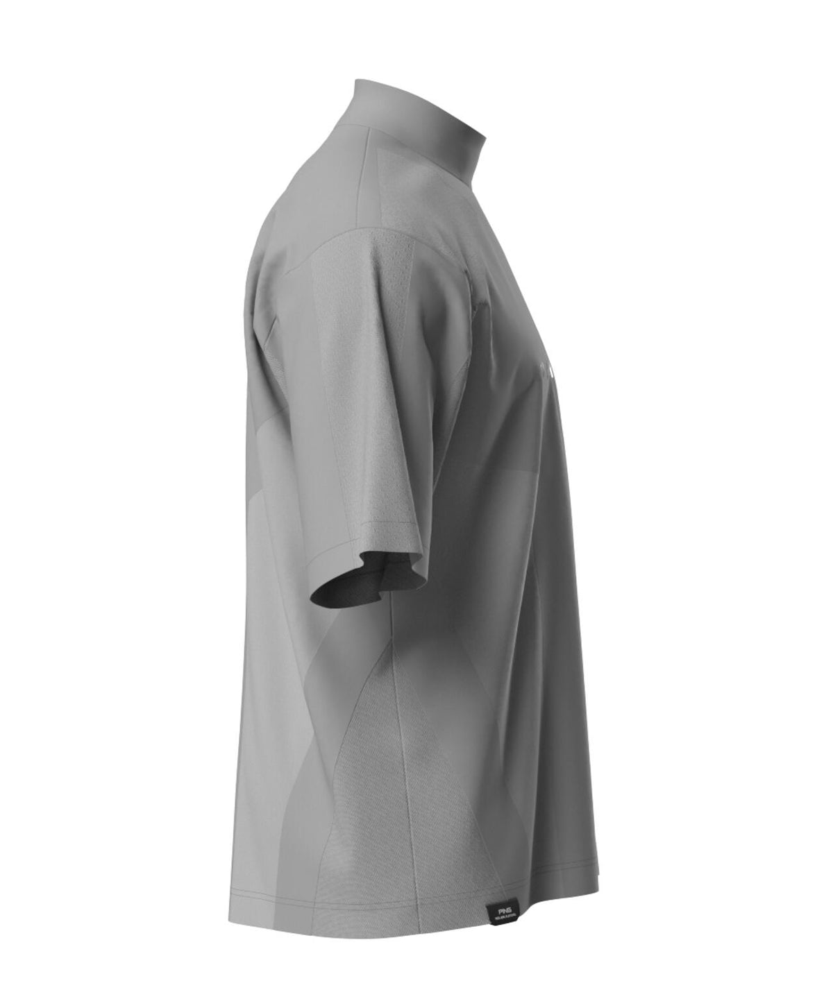 【PING APPAREL】メッシュジャカード半袖ハイネックシャツ ＜PERFORMANCE＞ (MENS)