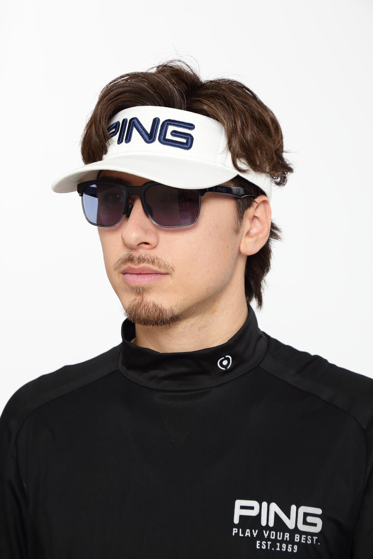 【PING APPAREL】【定番】偏光アイスブルーサングラスer-1 ＜SUNGLASSES＞ (MENS)
