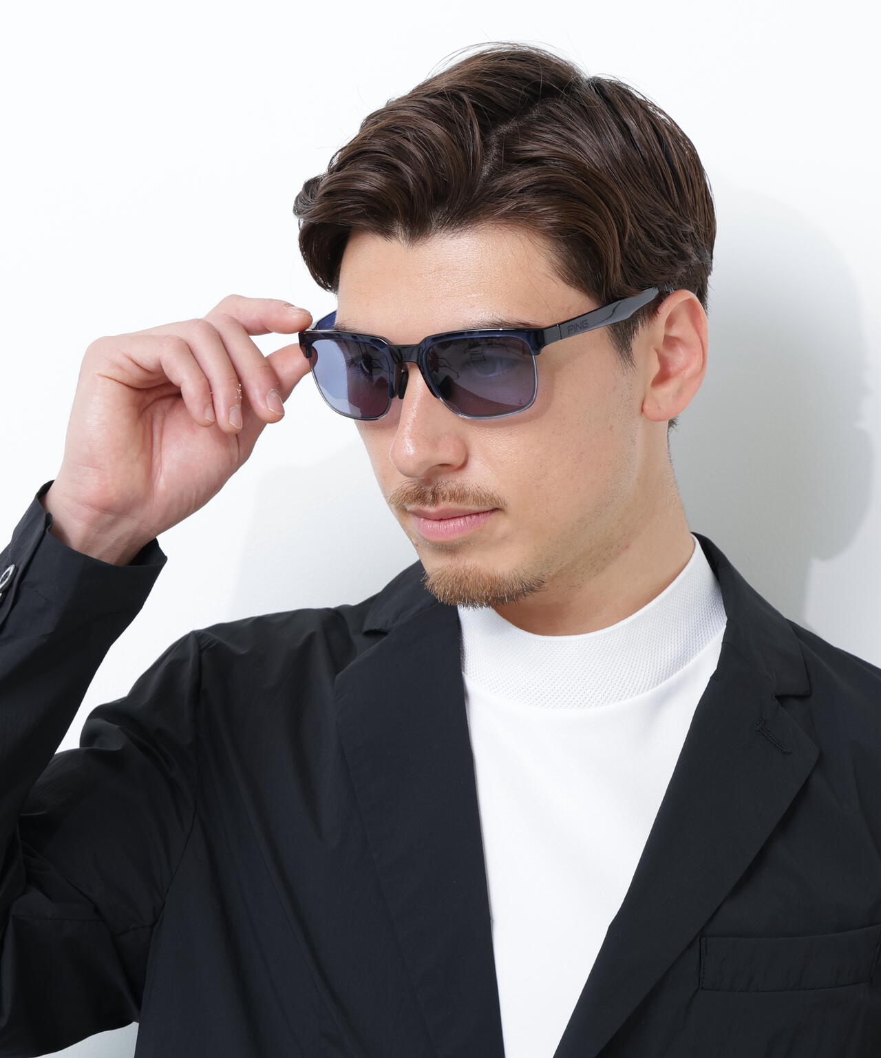【PING APPAREL】【定番】偏光アイスブルーサングラスer-1 ＜SUNGLASSES＞ (MENS)