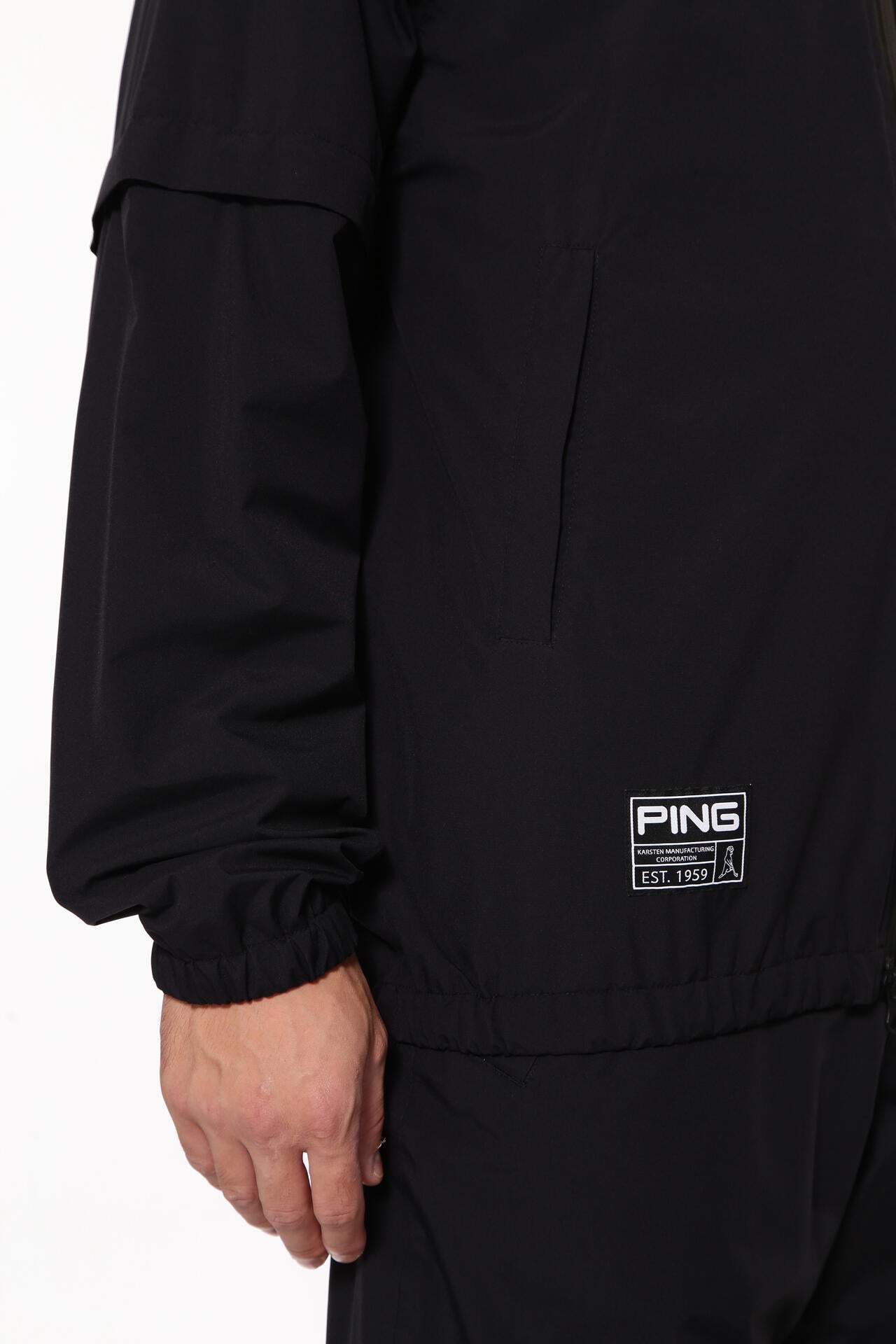 ［PING APPAREL］［防水・撥水］ダーミザクスレインウェアトップ&ボトムセット ＜GOLD＞ (MENS)