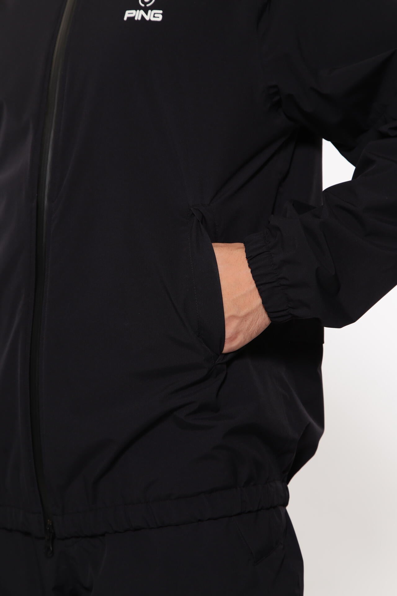 ［PING APPAREL］［防水・撥水］ダーミザクスレインウェアトップ&ボトムセット ＜GOLD＞ (MENS)