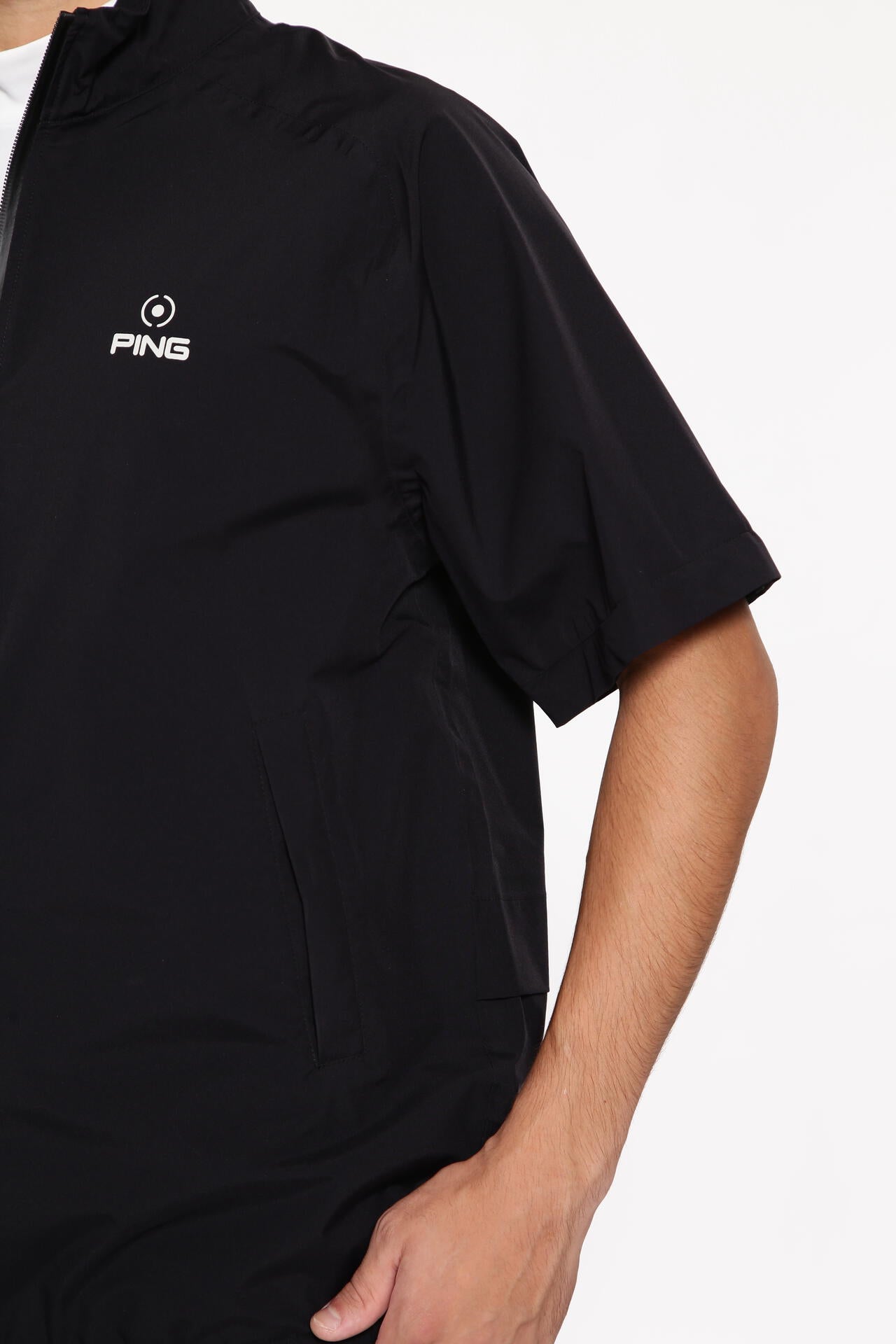 ［PING APPAREL］［防水・撥水］ダーミザクスレインウェアトップ&ボトムセット ＜GOLD＞ (MENS)