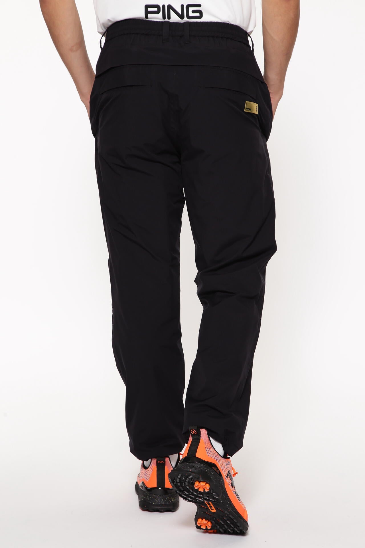 ［PING APPAREL］［防水・撥水］ダーミザクスレインウェアトップ&ボトムセット ＜GOLD＞ (MENS)