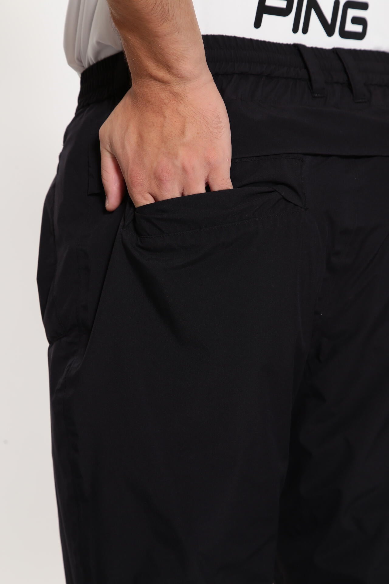 ［PING APPAREL］［防水・撥水］ダーミザクスレインウェアトップ&ボトムセット ＜GOLD＞ (MENS)