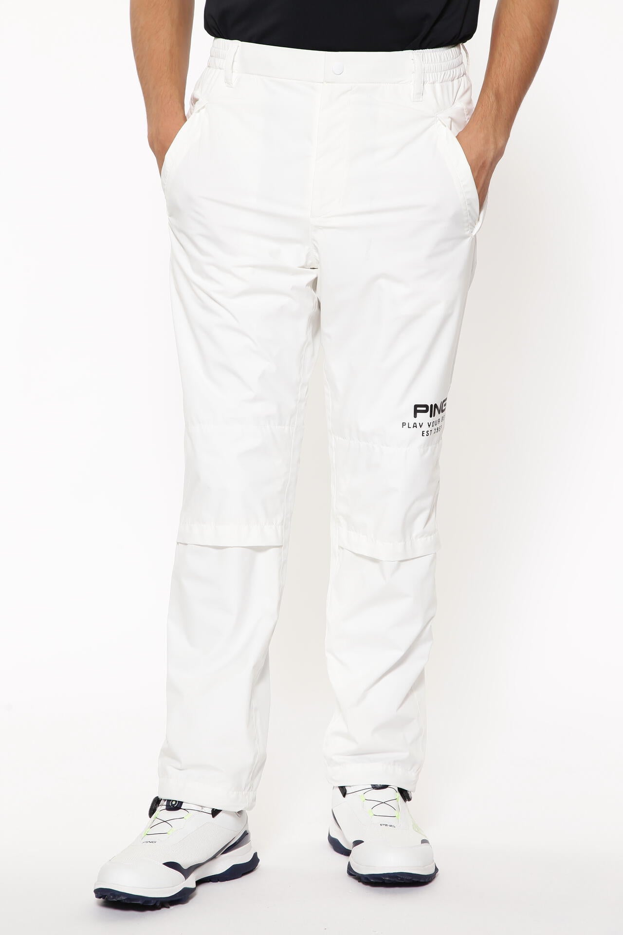 ［PING APPAREL］［防水・撥水］ダーミザクスレインウェアトップ&ボトムセット ＜GOLD＞ (MENS)