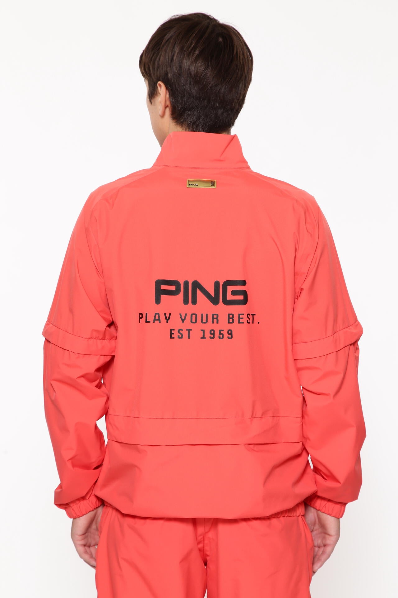 ［PING APPAREL］［防水・撥水］ダーミザクスレインウェアトップ&ボトムセット ＜GOLD＞ (MENS)